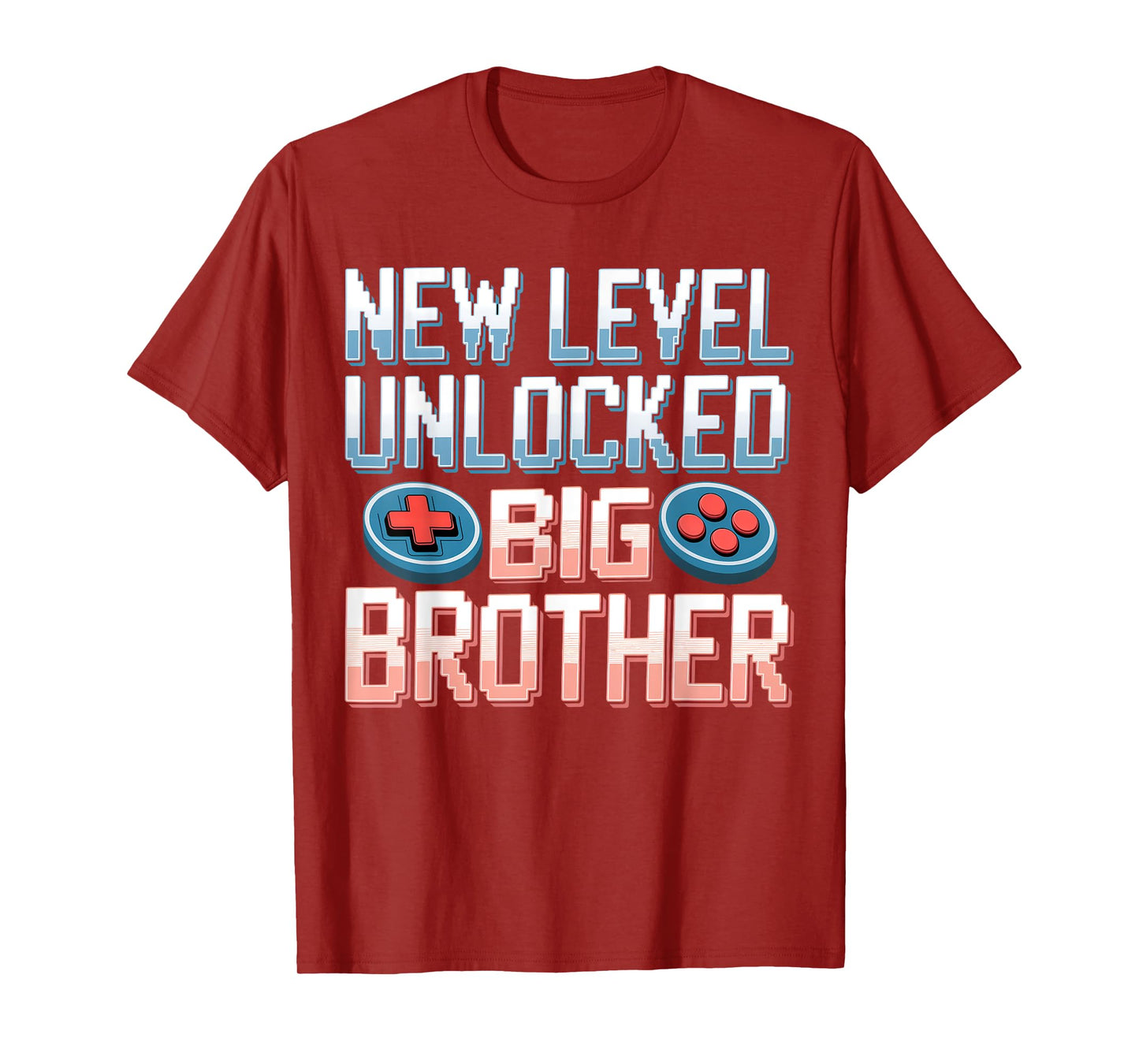 New Level Unlocked Big Brother Loading Funny Gamer Kids T-Shirt