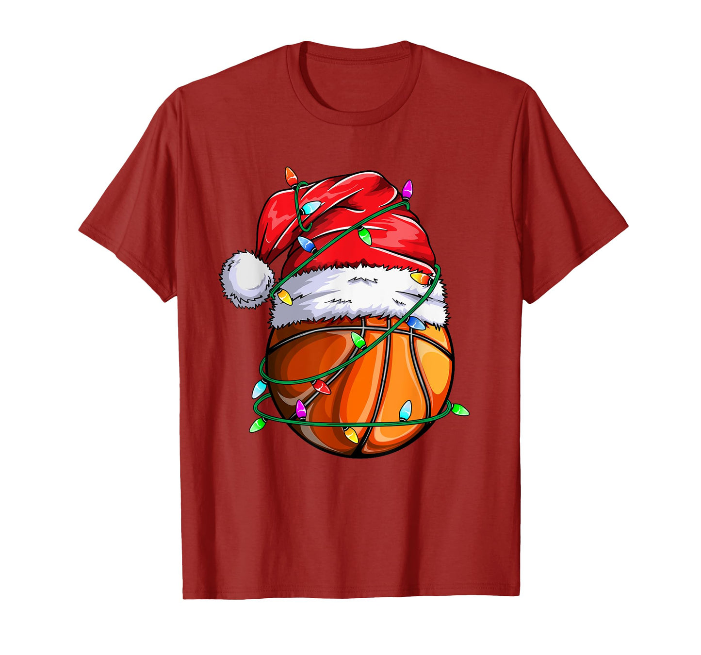 Santa Sports Design- Christmas Hooper Basketball Player T-Shirt