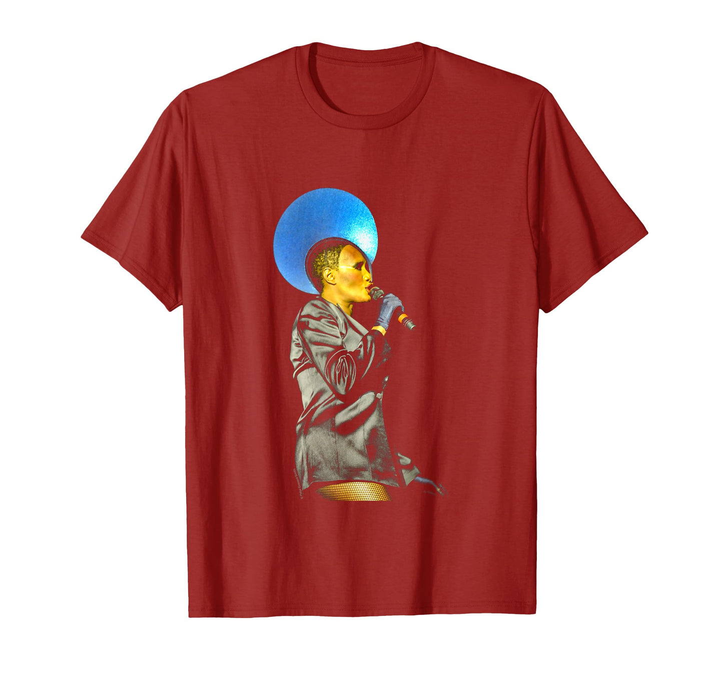 Grace Jones Performing Live By Everard Smith T-Shirt