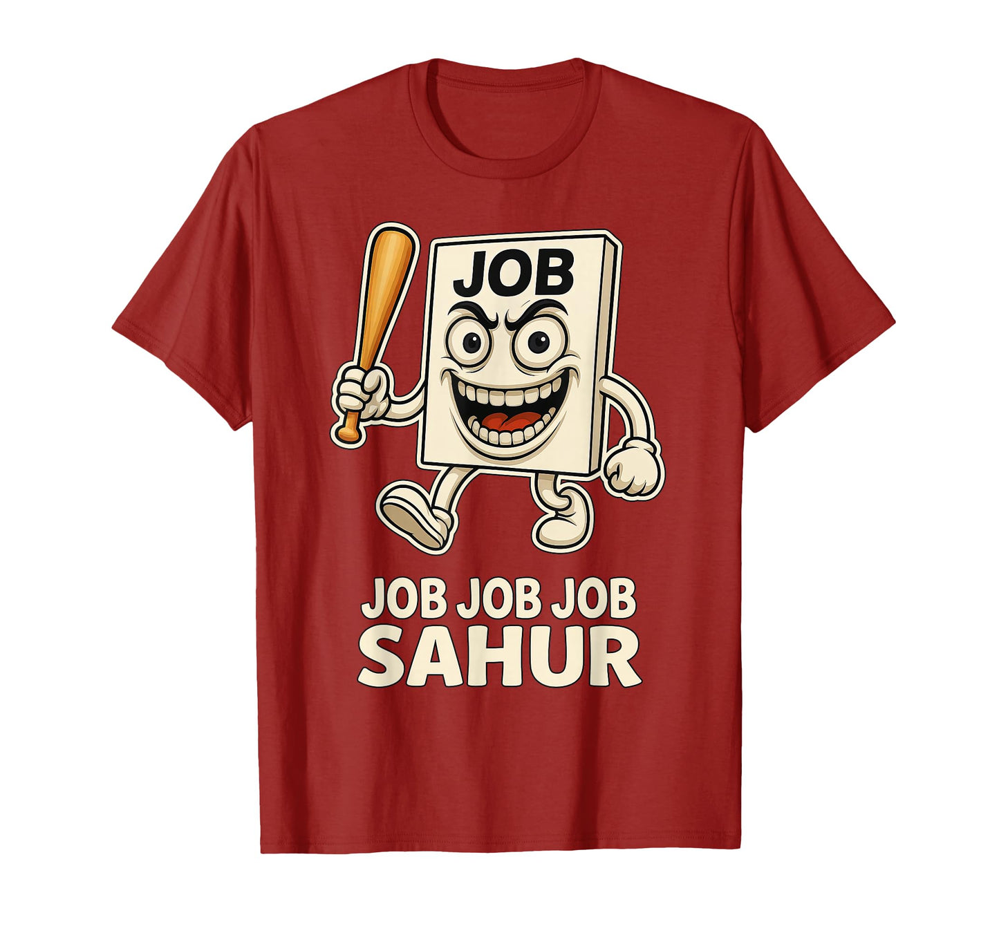 Job Job Job Sahur - Funny Tung Sahur Brain Rot Kids Meme T-Shirt
