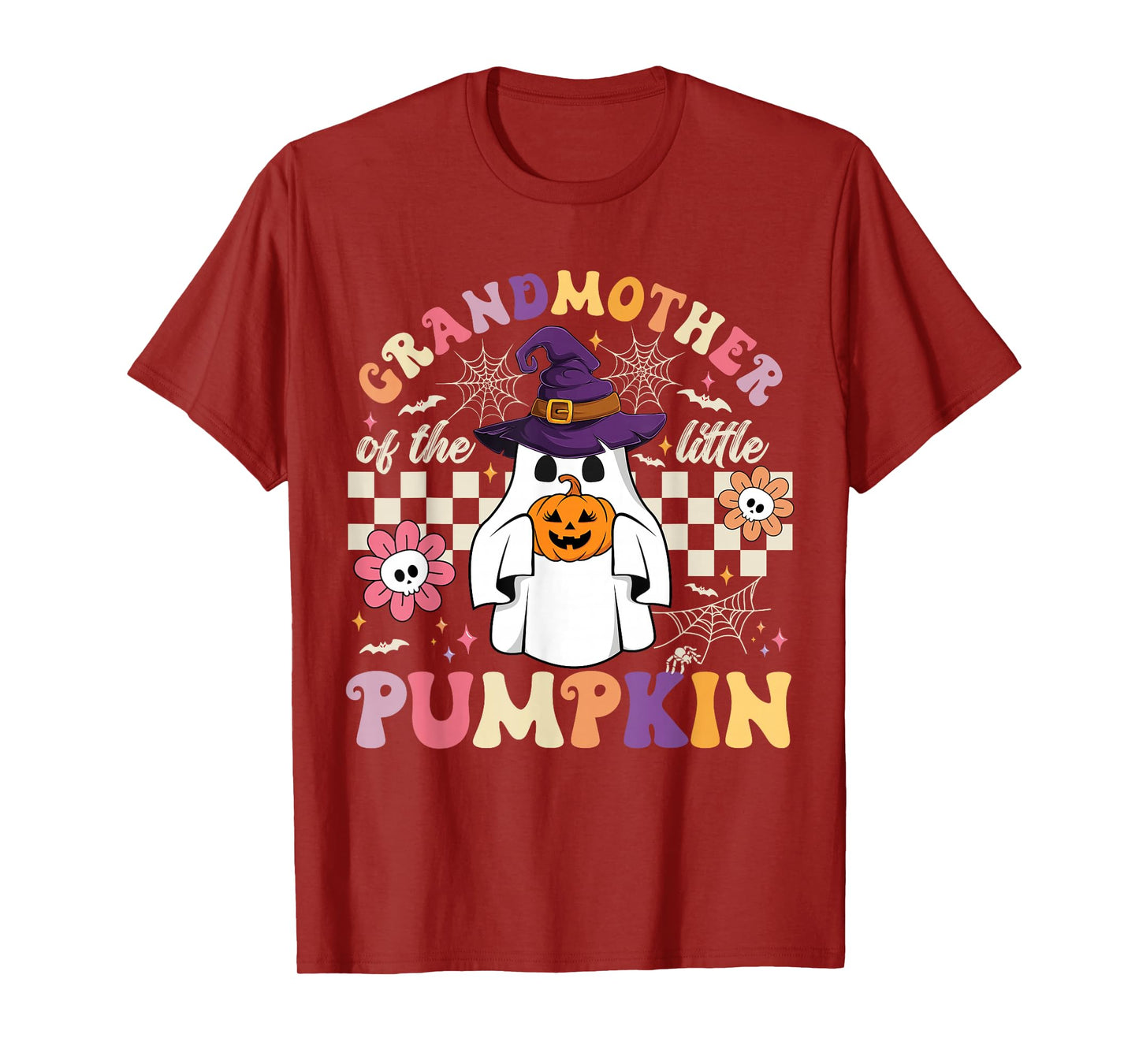 Grandmother of The Little Pumpkin Halloween Spooky Ghost T-Shirt
