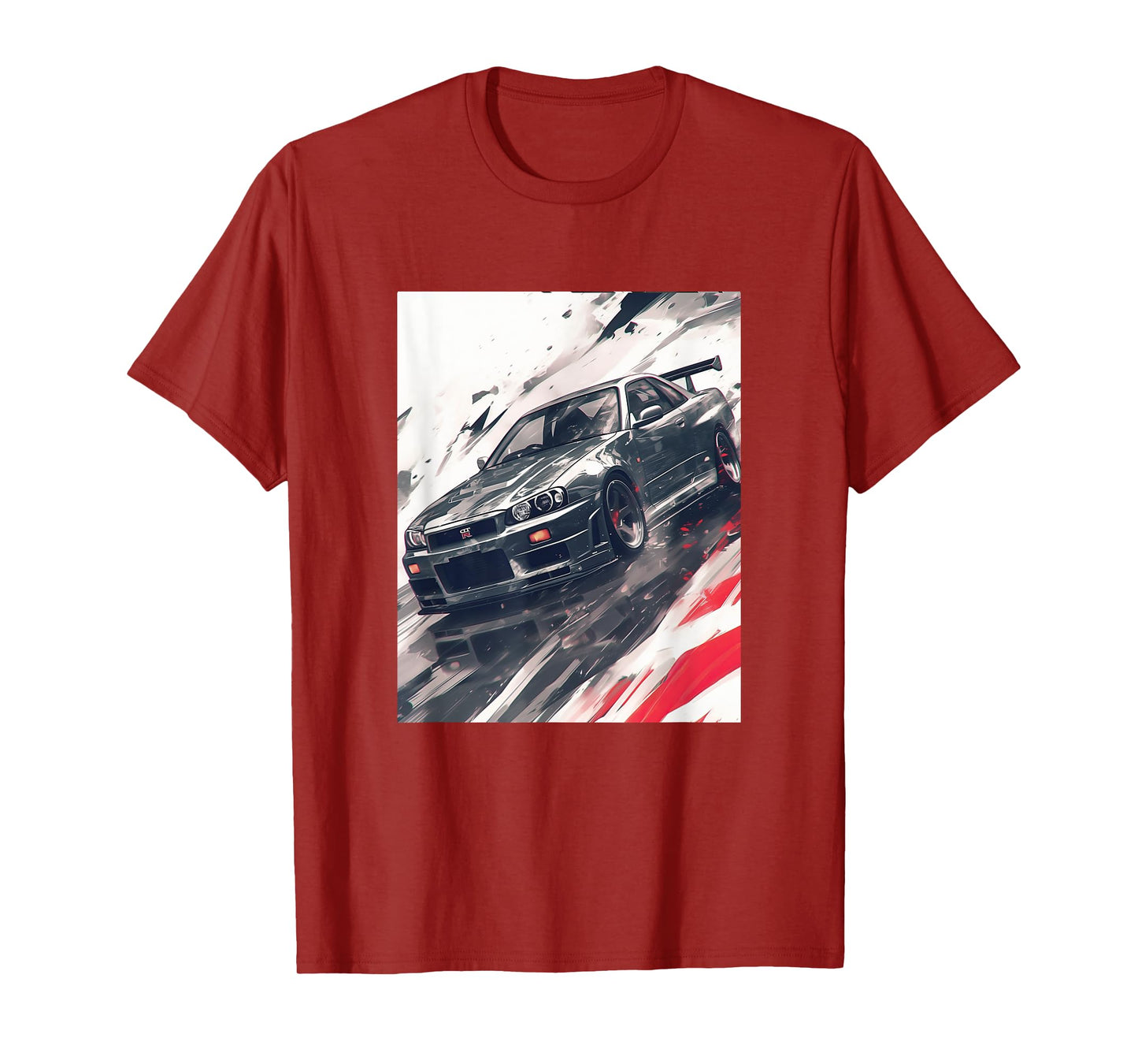 Anime Style Legendary Skyline JDM Gt r 34 Design T-Shirt