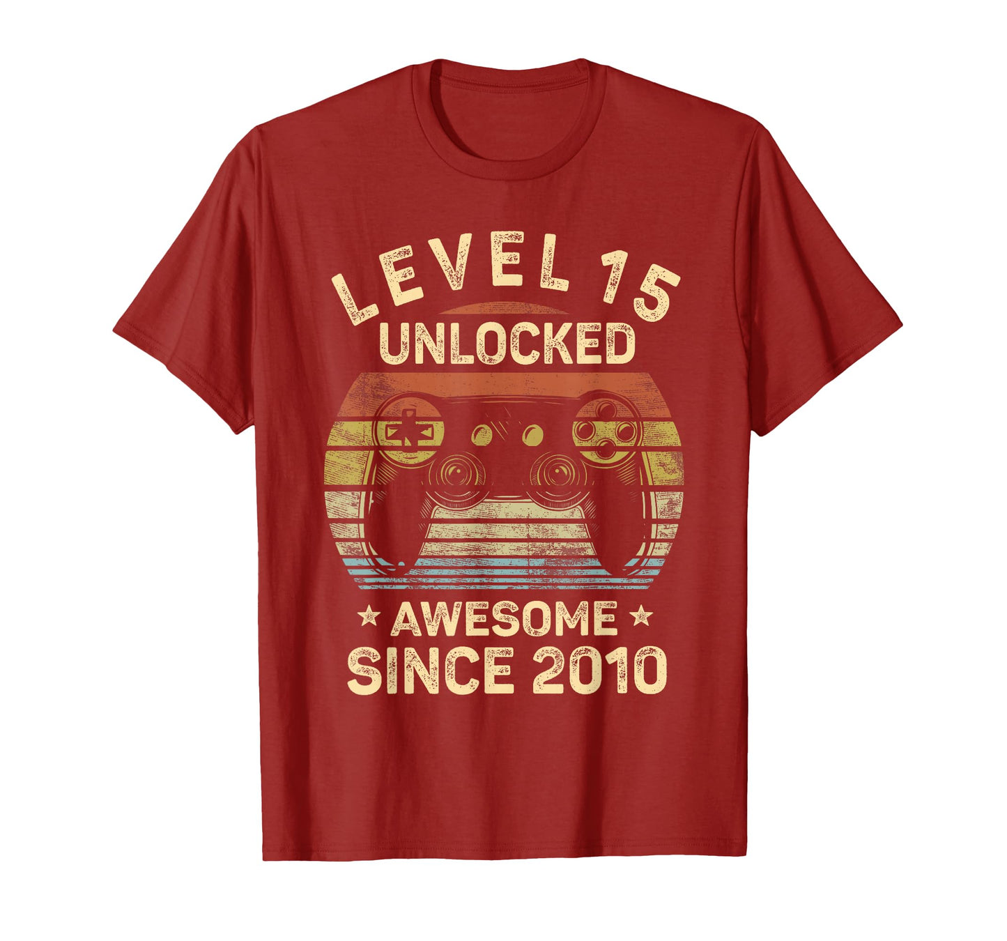Level 15 Unlocked 15th Birthday 15 Year Old Gifts Gamer Bday T-Shirt