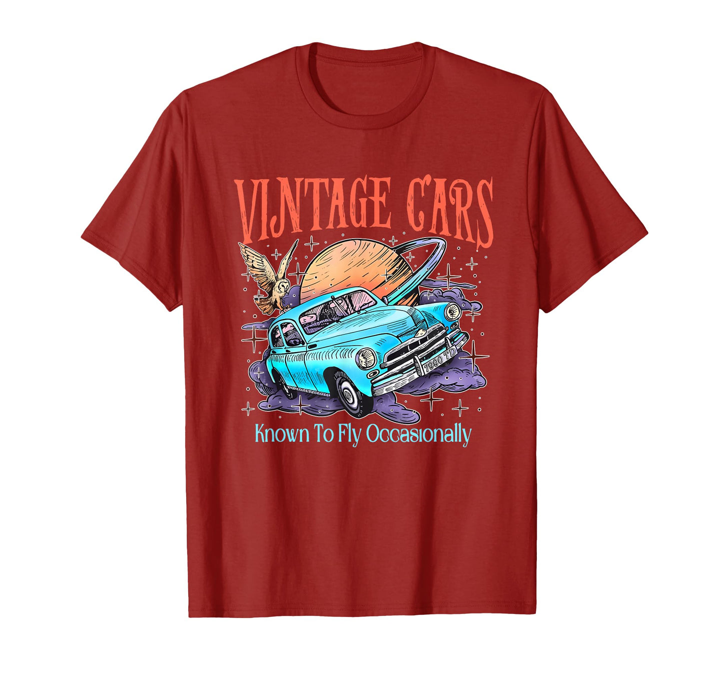 Weasley's Vintage Cars Known To Fly Occasionally Quote T-Shirt
