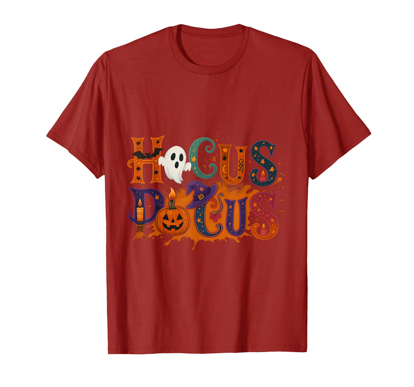 Whimsical Spooky Vibes Cute Fall Magic Aesthetic T-Shirt
