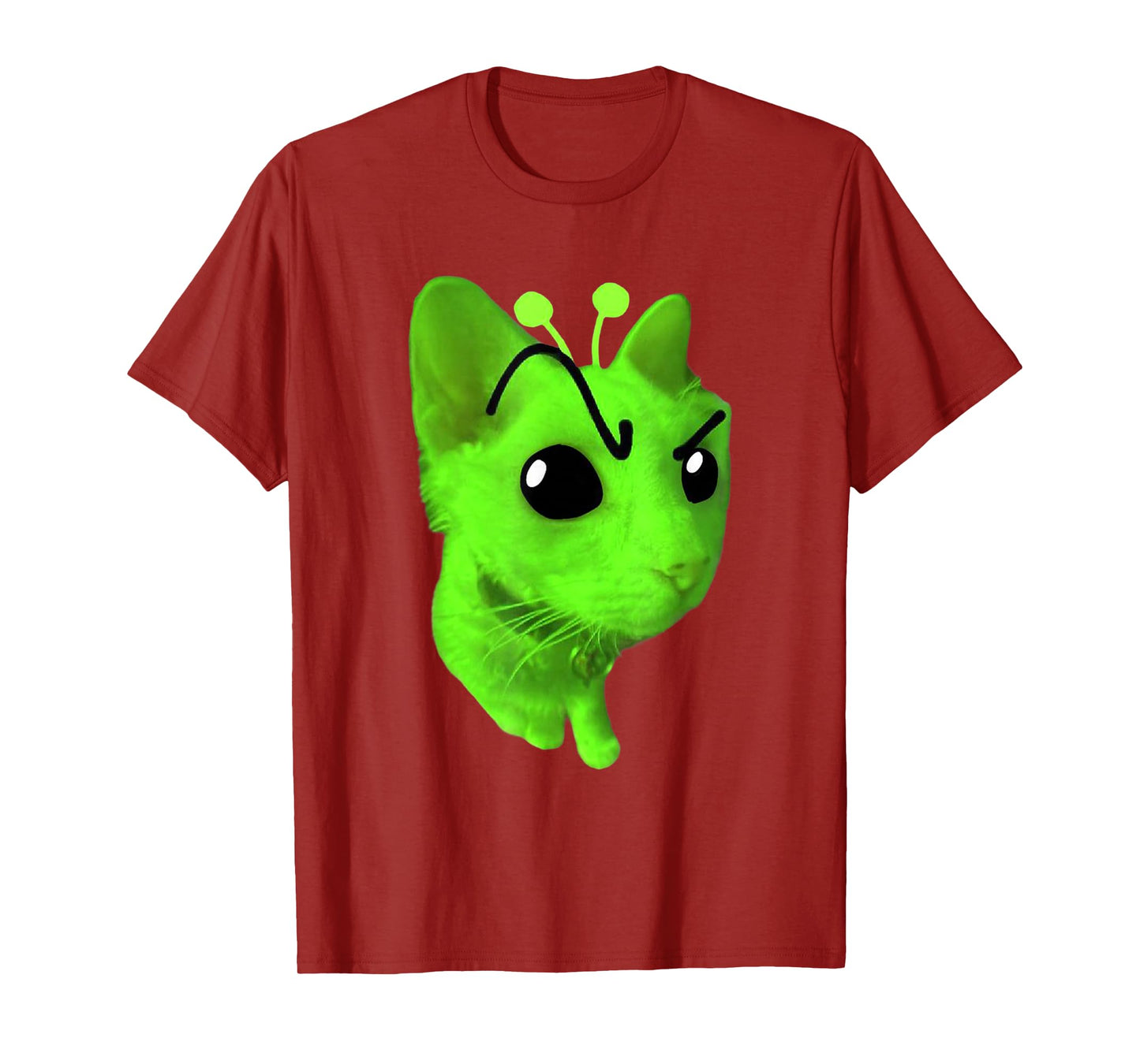 Gnarp Cat Silly Alien Cat Meme Brainrot Funny Meme Gen Z T-Shirt