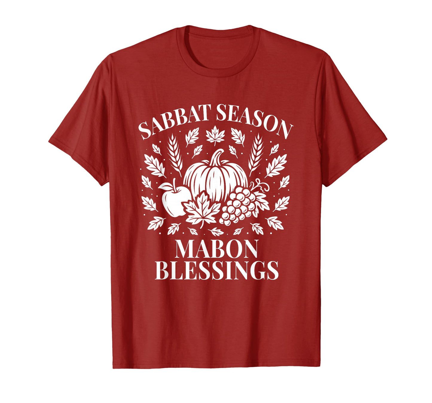 Mabon Blessings for Fall Harvest Pagan Equinox Sabbat Art T-Shirt