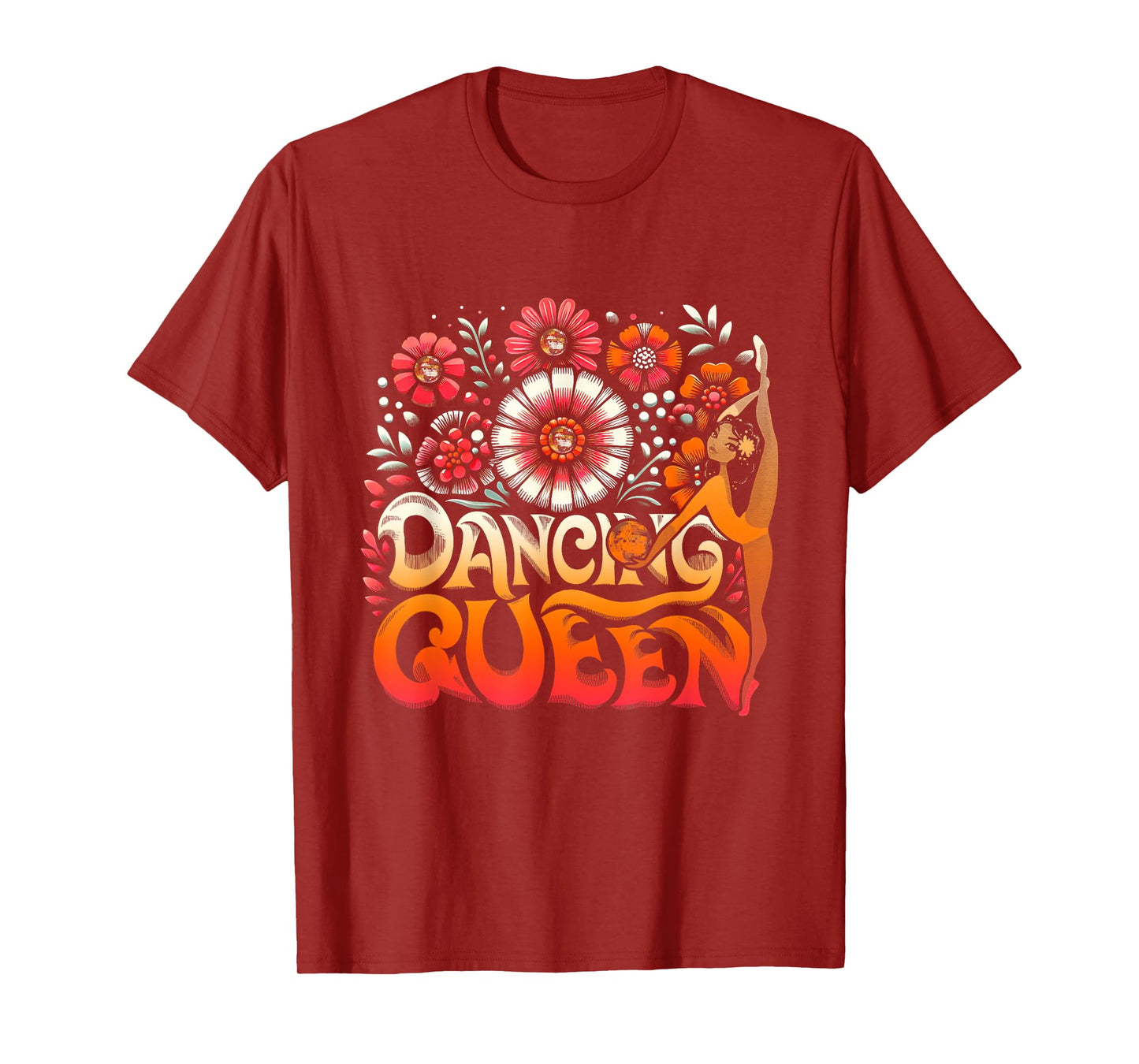 Dancing a Queen Dancing Vintage 70s 80s For Dance Parties T-Shirt
