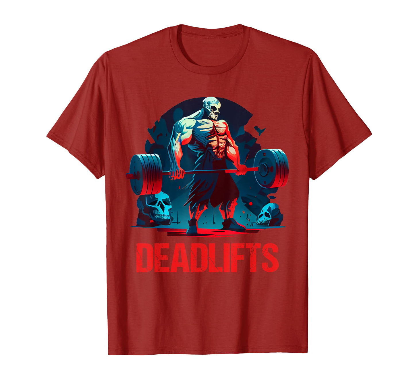 Deadlifts Gym Fitness Funny Workout T-Shirt - Men's Black Crew Neck Short Sleeve T-Shirt - Small