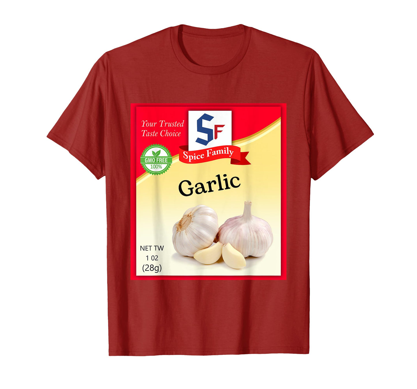 Garlic Condiment Costume Holiday Spice Costumes T-Shirt