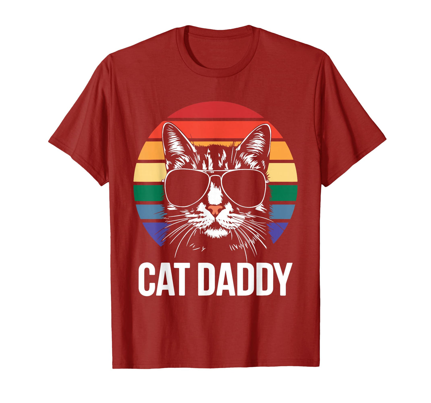 Cat Daddy Shirt Best Cat Dad Ever Men Fathers Day T-Shirt
