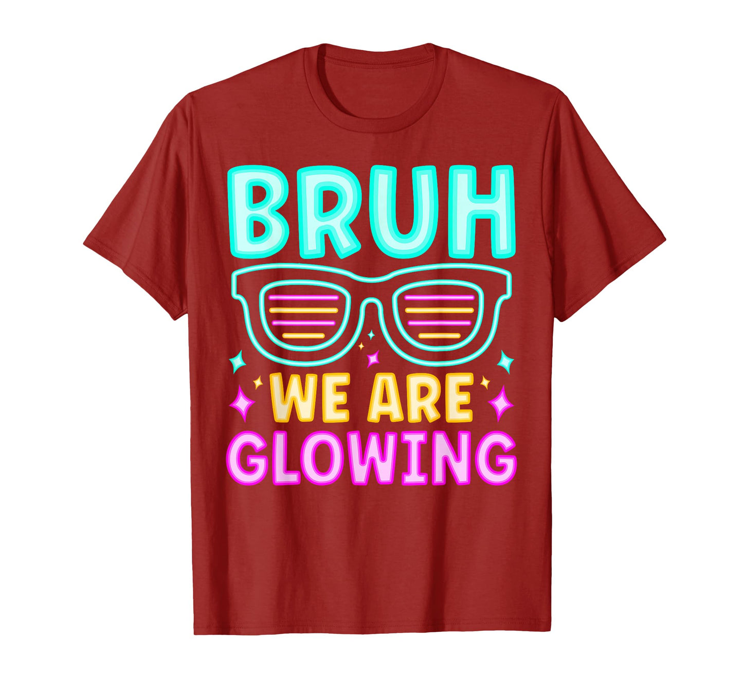 Bruh We Are Glowing In My Glowing Era Hello Summer Vacation T-Shirt