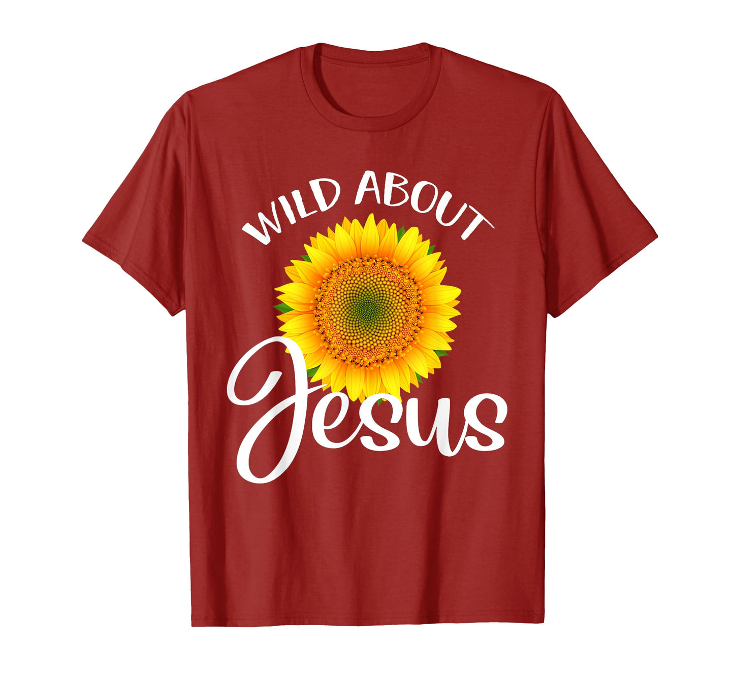 Wild About Jesus Shirt Sunflower VBS Sunday School Teacher T-Shirt for Men Women