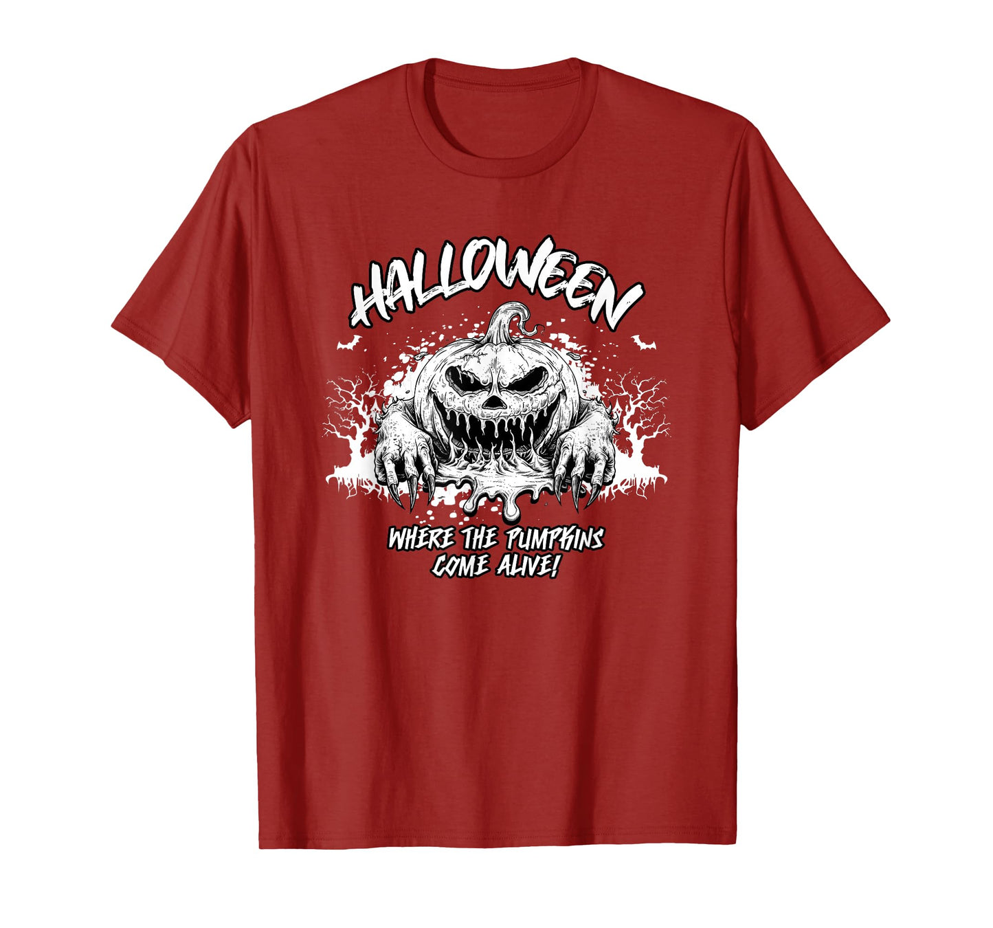 Halloween Where The Pumpkins Come Alive Witch Hat Magic T-Shirt