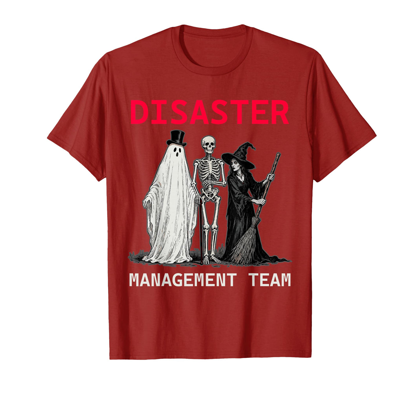 Gothmas Gothic Academia Halloween Christmas Disaster Team T-Shirt