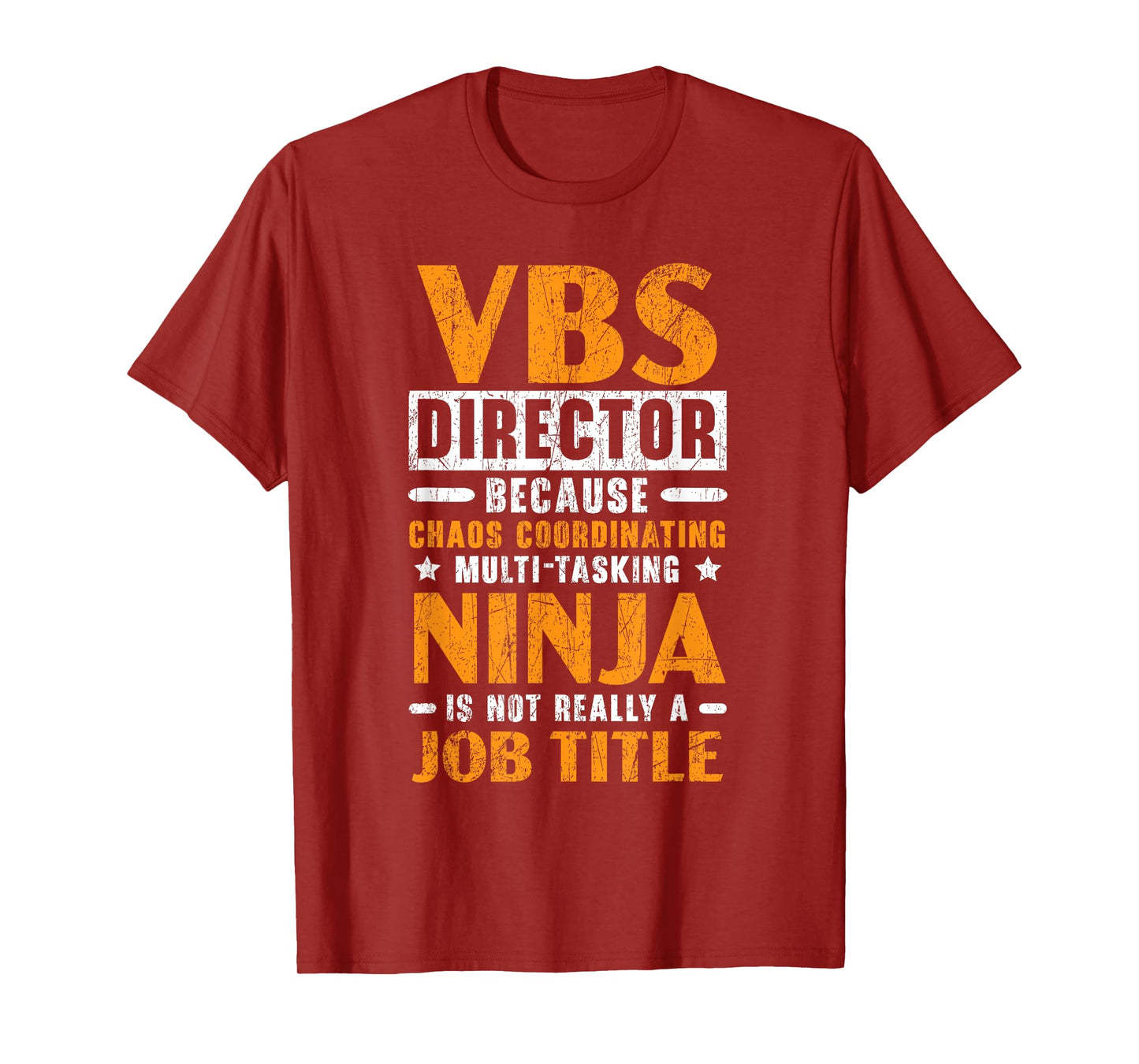 VBS Director Vacation Bible School Christian Teacher Men Women T-Shirt