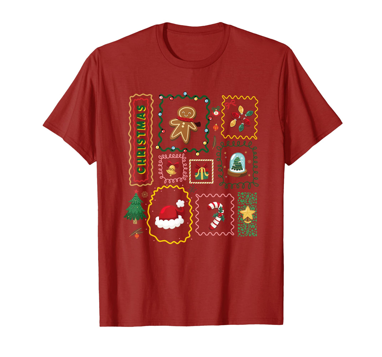 Merry Christmas Coquette Bow Santa Cozy Winter Holiday Party T-Shirt