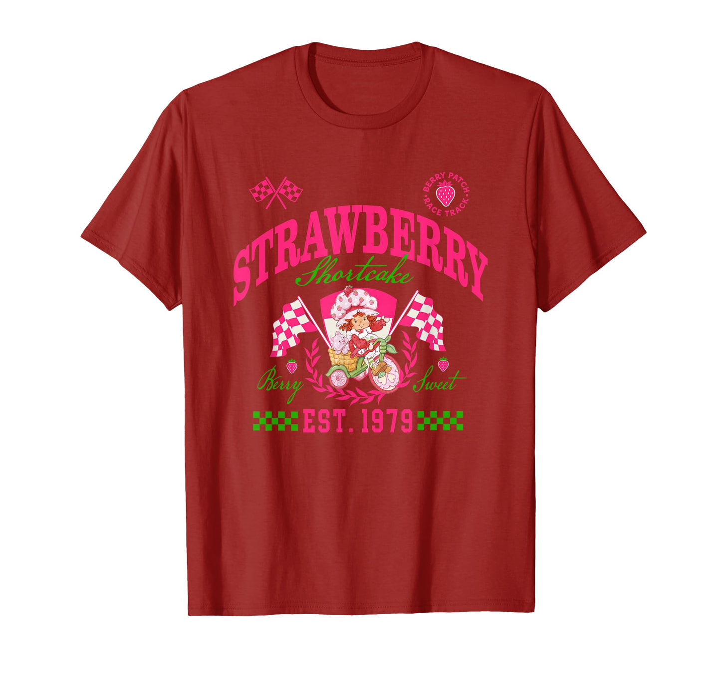 Strawberry Shortcake Berry Sweet Race Track Est. 1979 T-Shirt