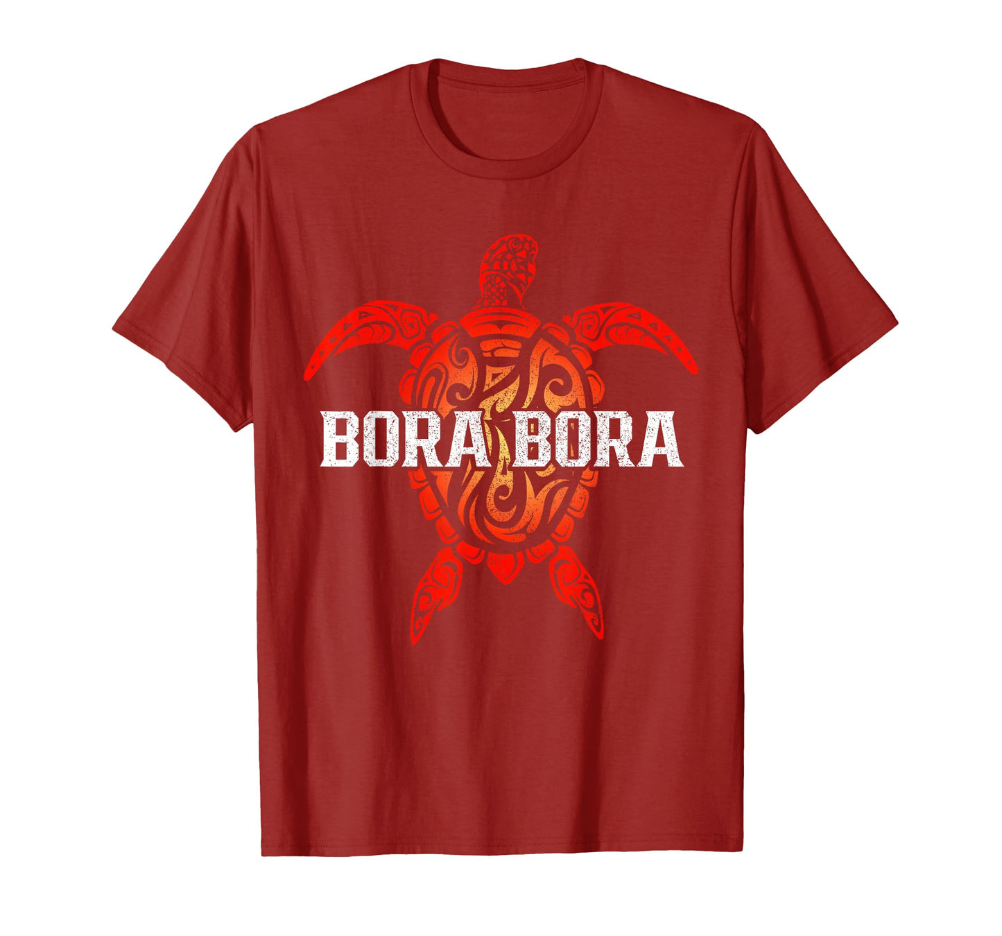 Bora Bora Tahiti French Polynesia Tribal Sea Turtle Souvenir T-Shirt
