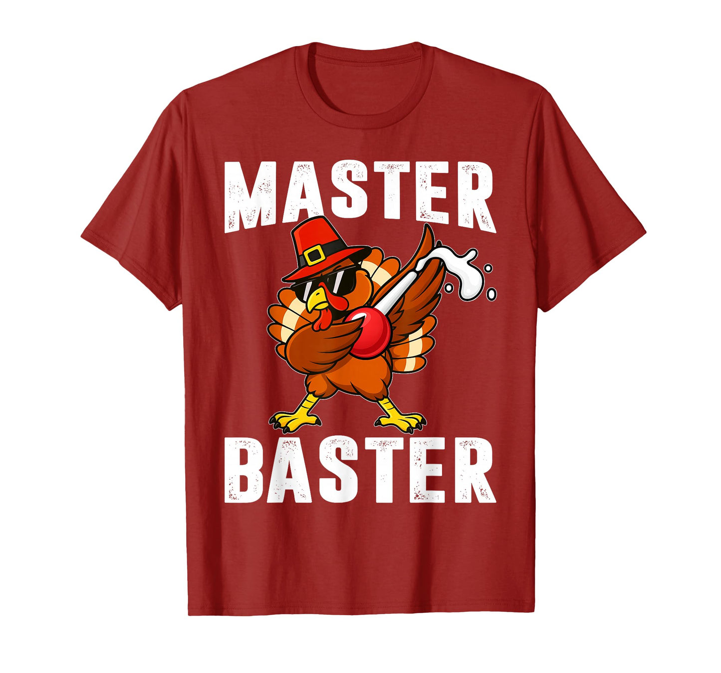 Master Baster Vintage Cool Dabbing Turkey Thanksgiving Men T-Shirt