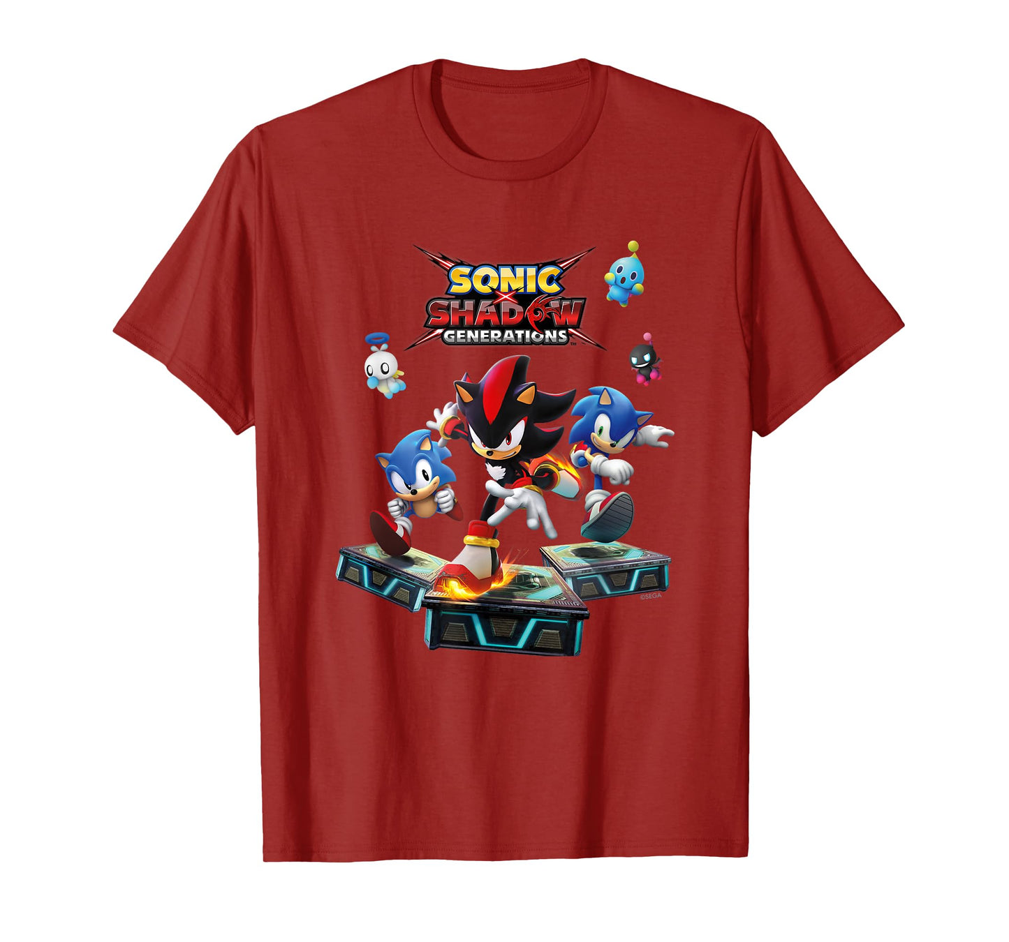 Sonic the Hedgehog, Sonic X Shadow Generations - Key Art T-Shirt