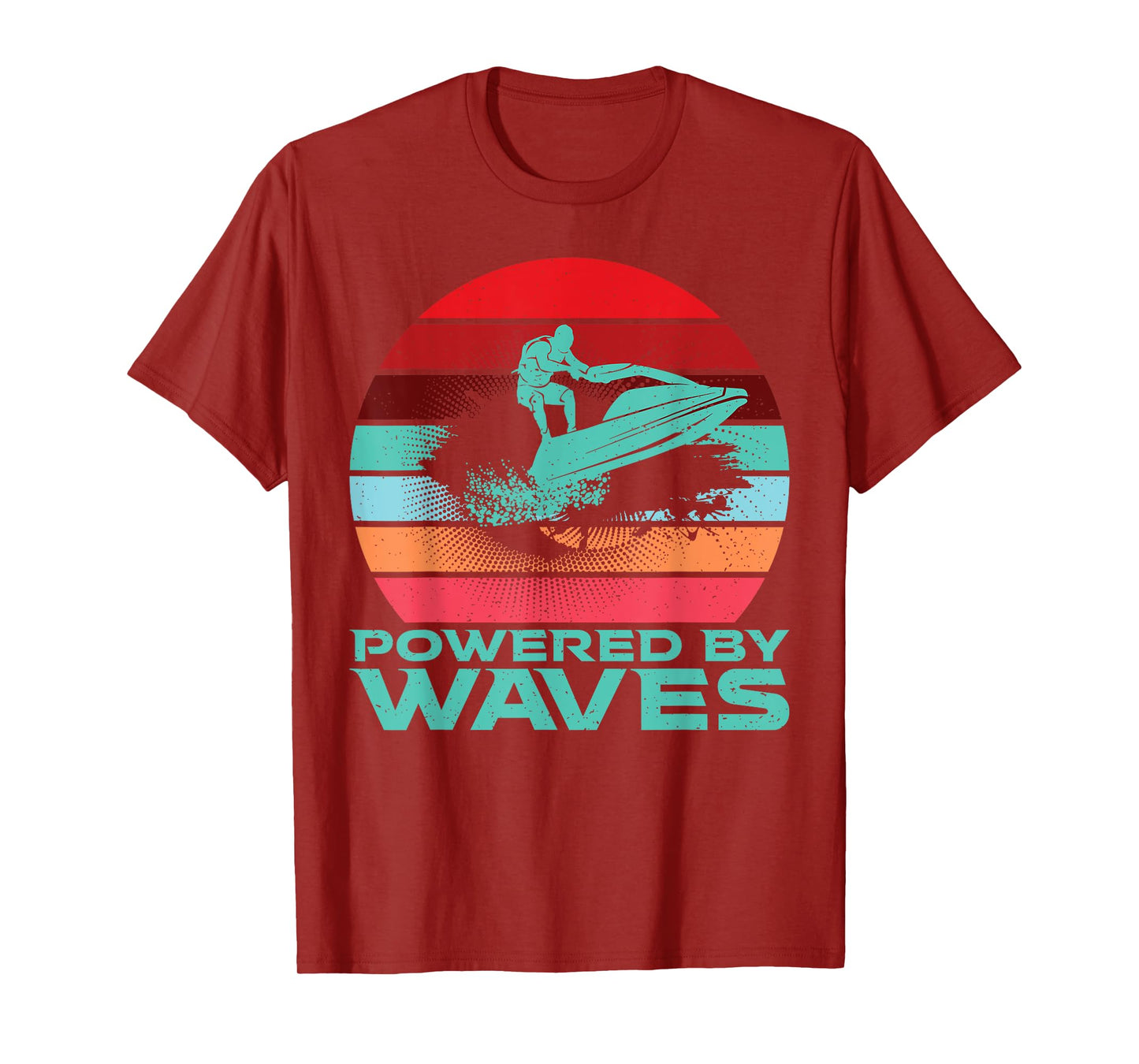 Powered by Waves Jetski T-Shirt