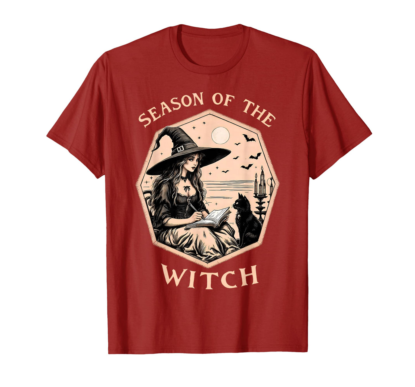 Season of The Witch Halloween Gothic Vintage Party Costume T-Shirt