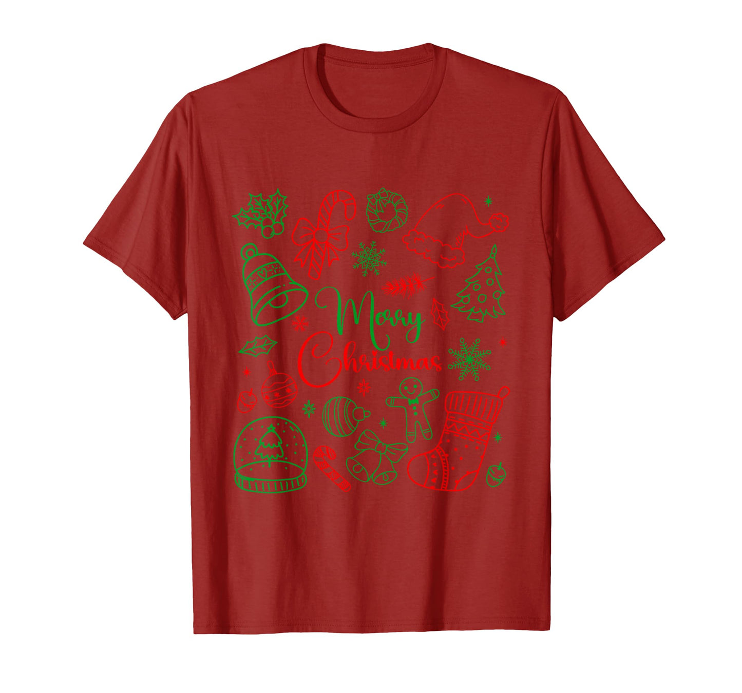 Merry Christmas Bow Santa Xmas Coquette Aesthetic Girl Women T-Shirt