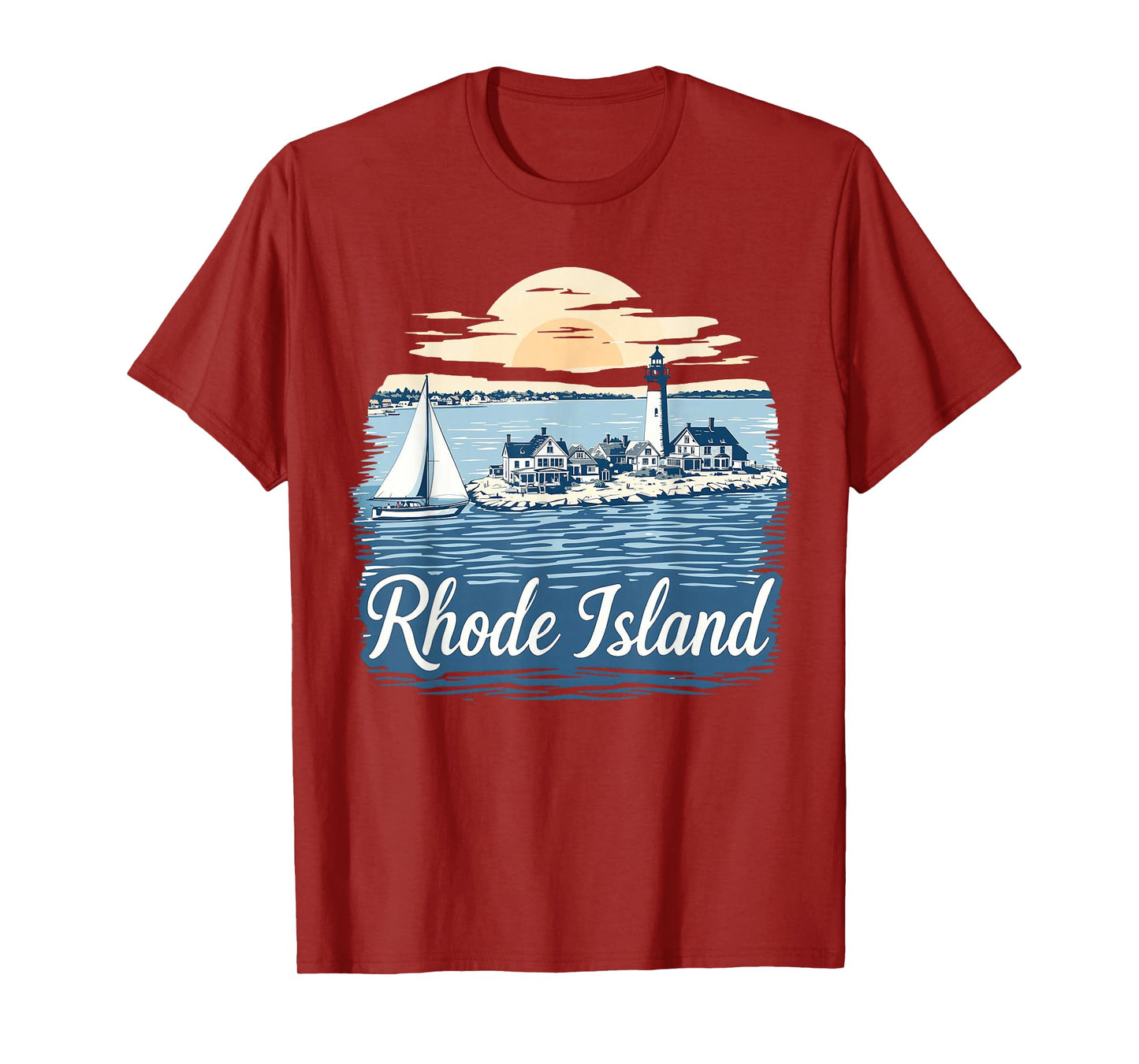 Vintage Rhode Island Retro T-Shirt