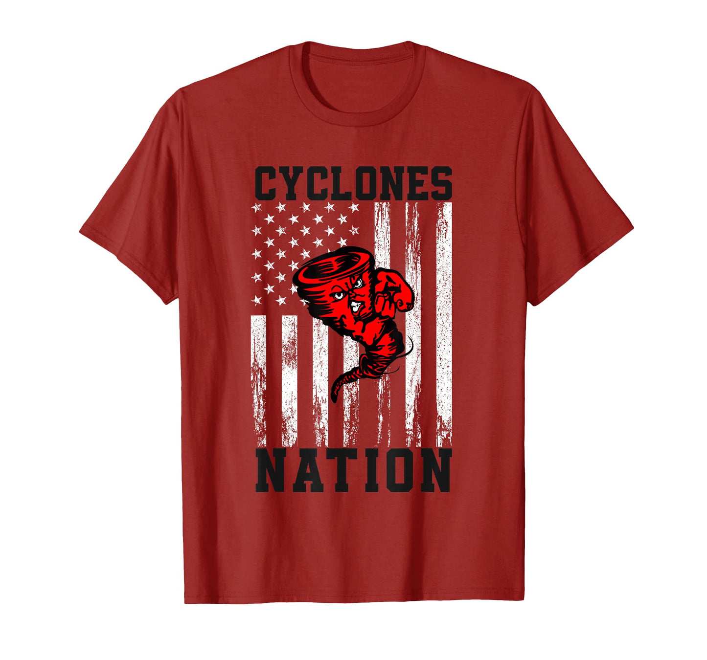 Harlan Community Cyclones Logo Nation HS T-Shirt