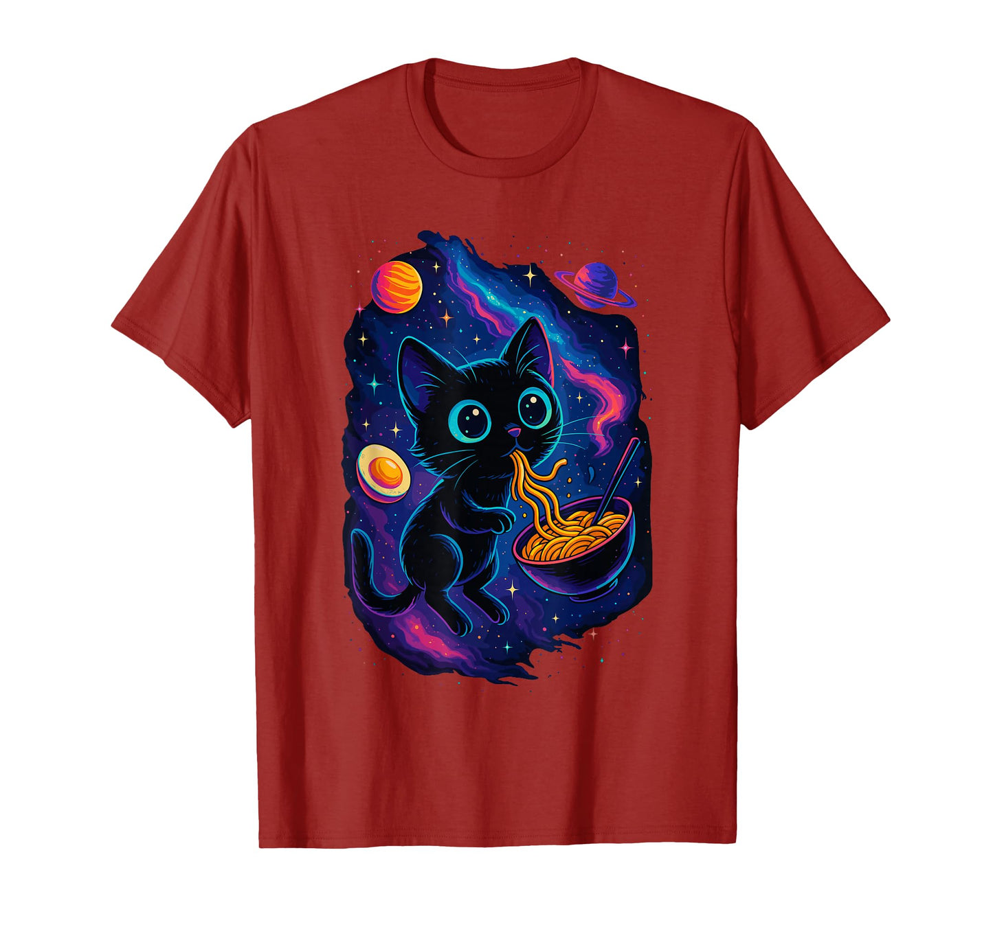 Cat Ramen Shirt, Vintage Japanese Ramen Lovers T-Shirt