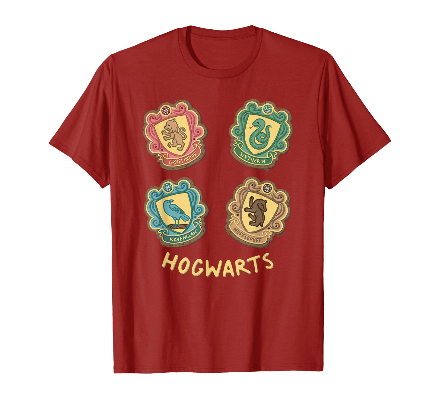 Harry Potter Christmas Gingerbread Cookies Houses Hogwarts T-Shirt