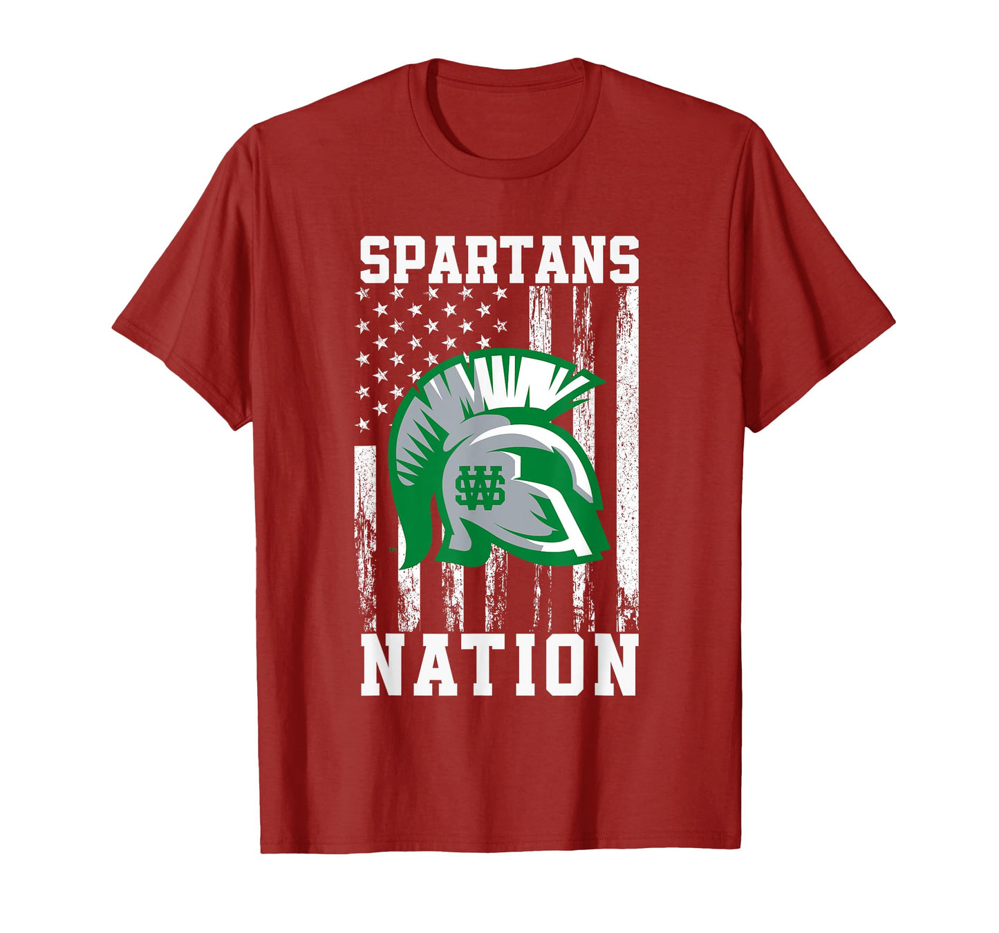 White Station Spartans Logo Nation HS T-Shirt