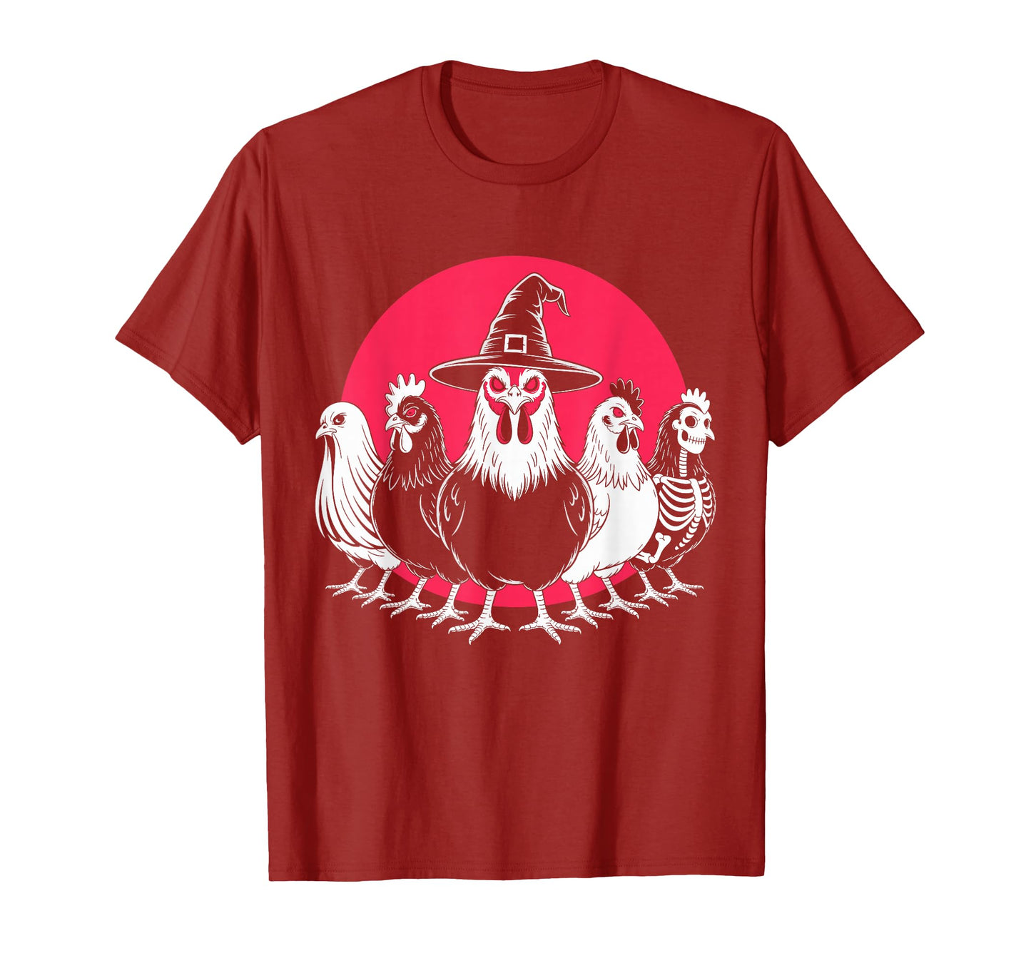 Halloween Funny Chicken Spooky Costume Men Women T-Shirt