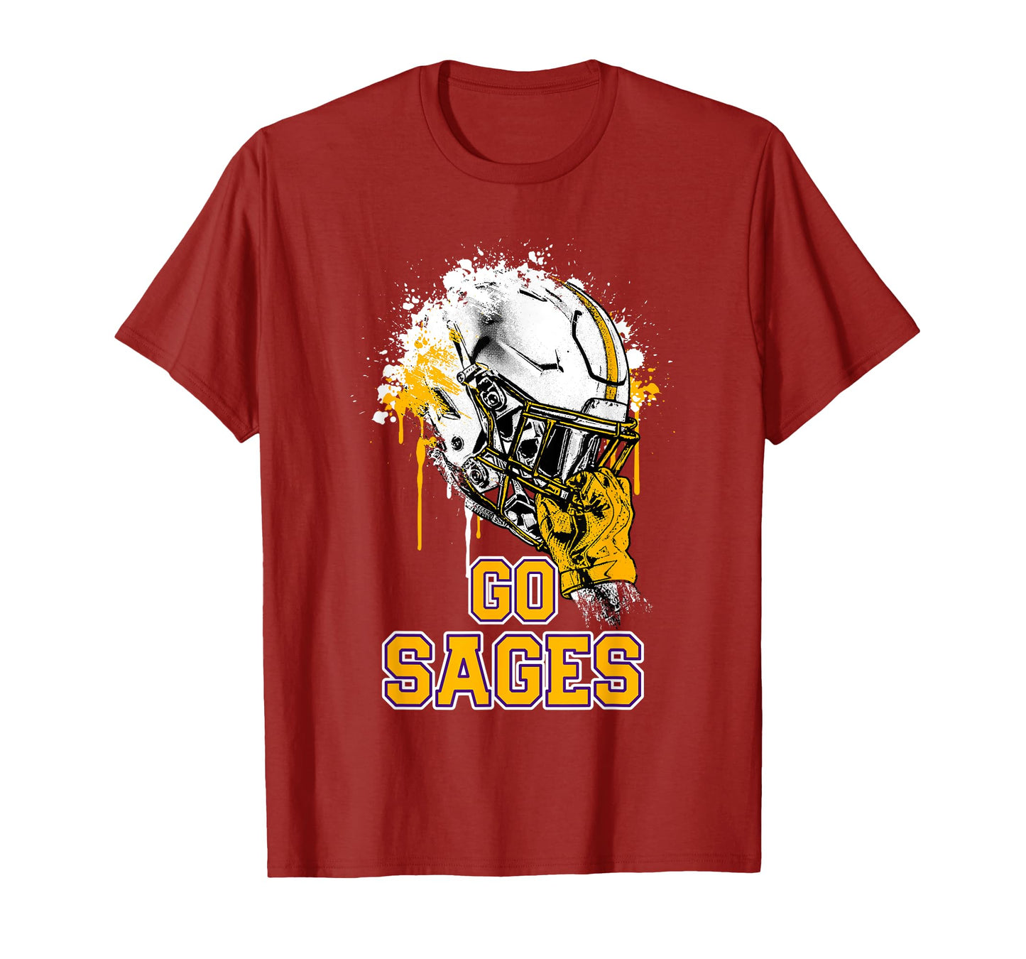 Monticello Sages Rising Helmet GO! T-Shirt