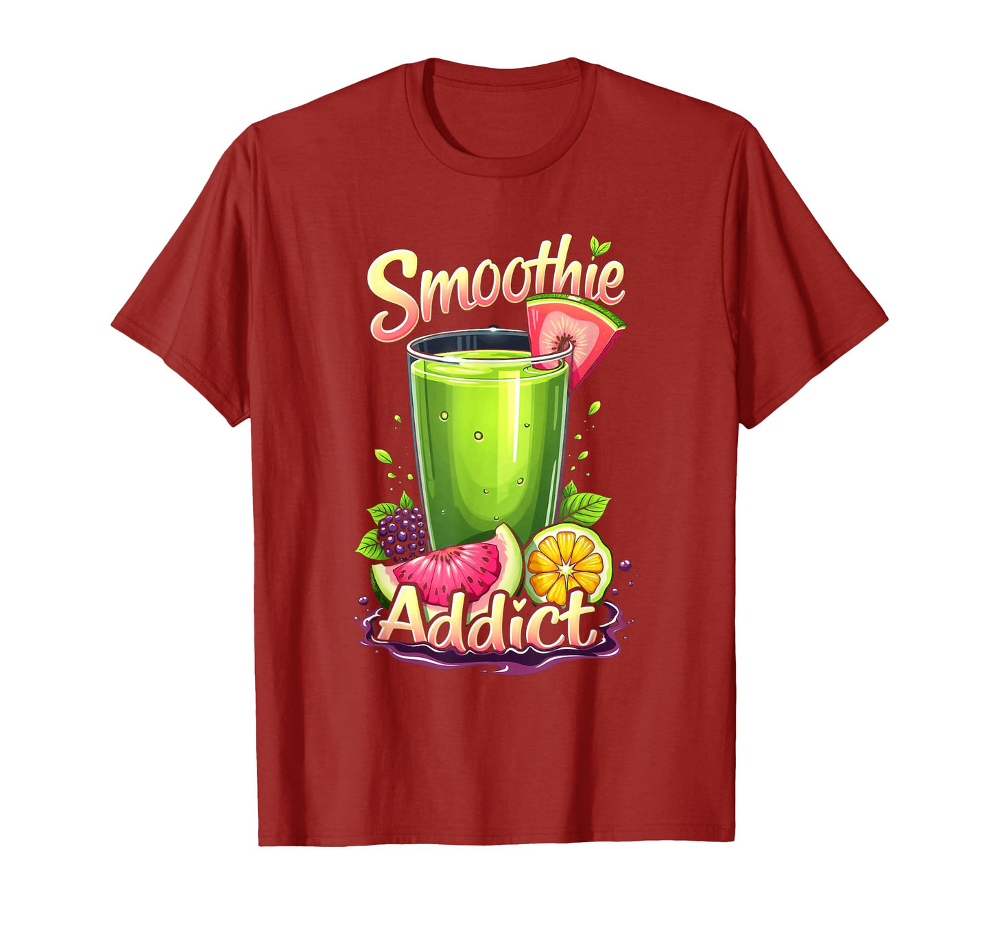 Smoothie Addict Health Drink Vegan Life T-Shirt