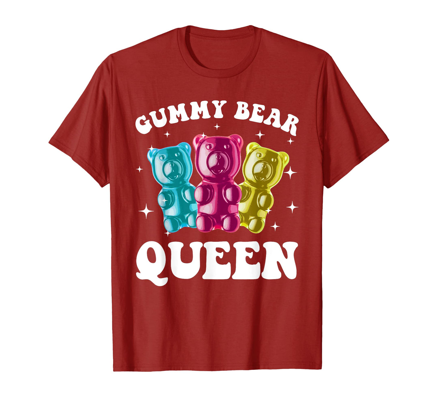 Cute Gummy Bear Art For Women Girls Gummy Bear Lover Gummies T-Shirt