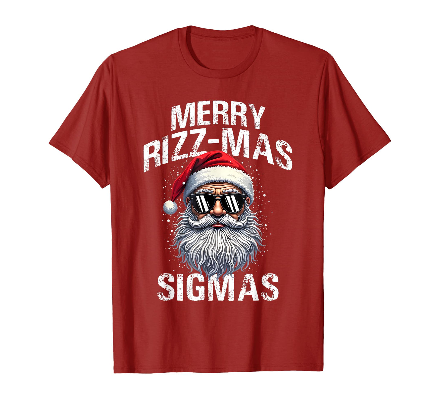 Merry Rizzmas Sigmas - Gen Alpha Funny Christmas Santa Claus T-Shirt