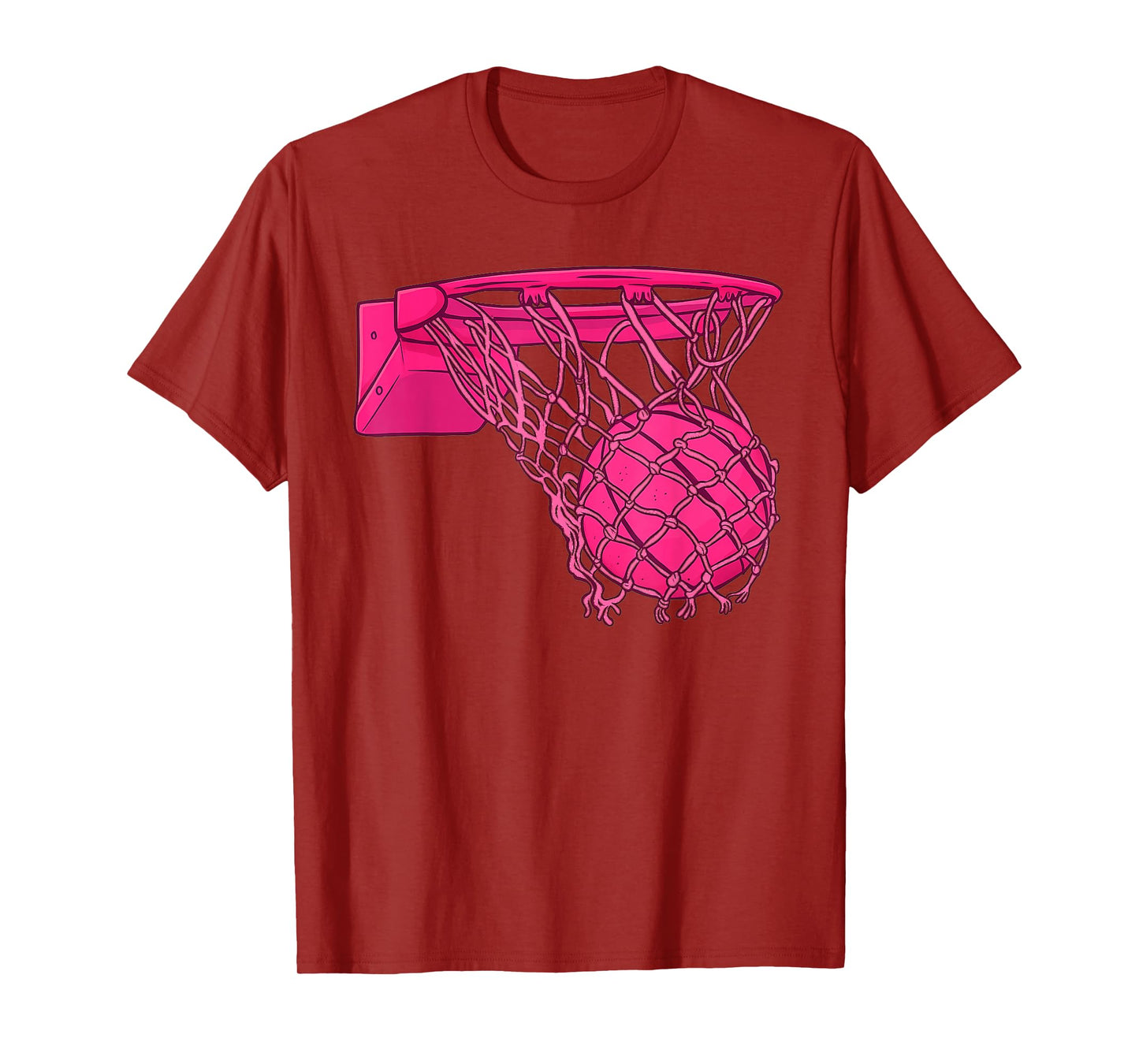 Vintage Pink Basketball Toddler For Women Girl T-Shirt