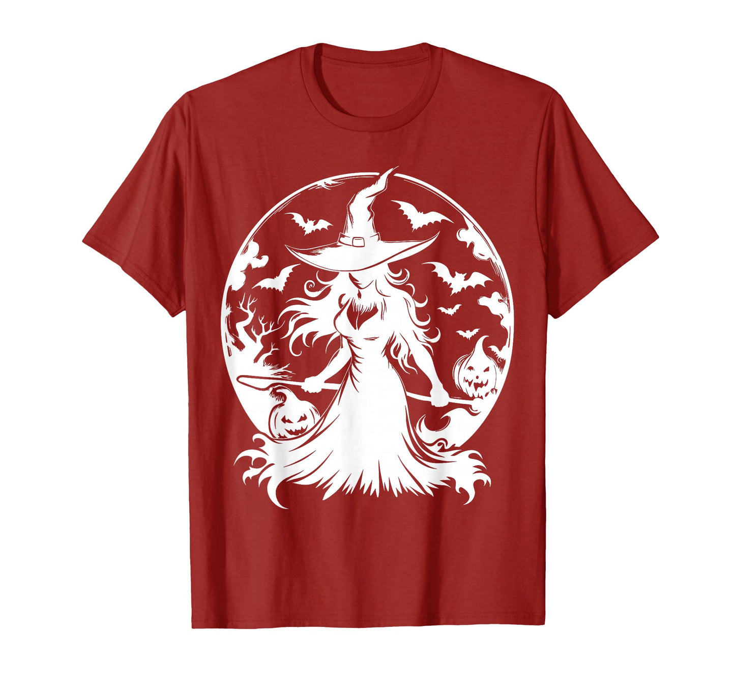 Pumpkin Halloween Spooky Witch T-Shirt
