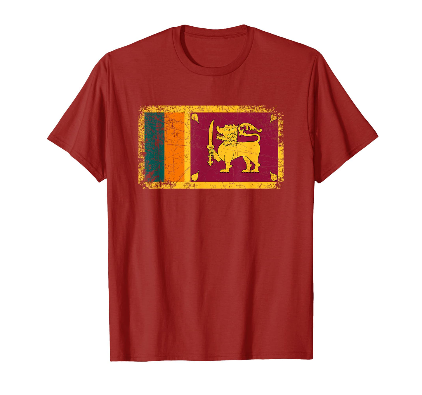 Vintage Made In SRI LANKA SRI LANKAN Flag Gift T-Shirt