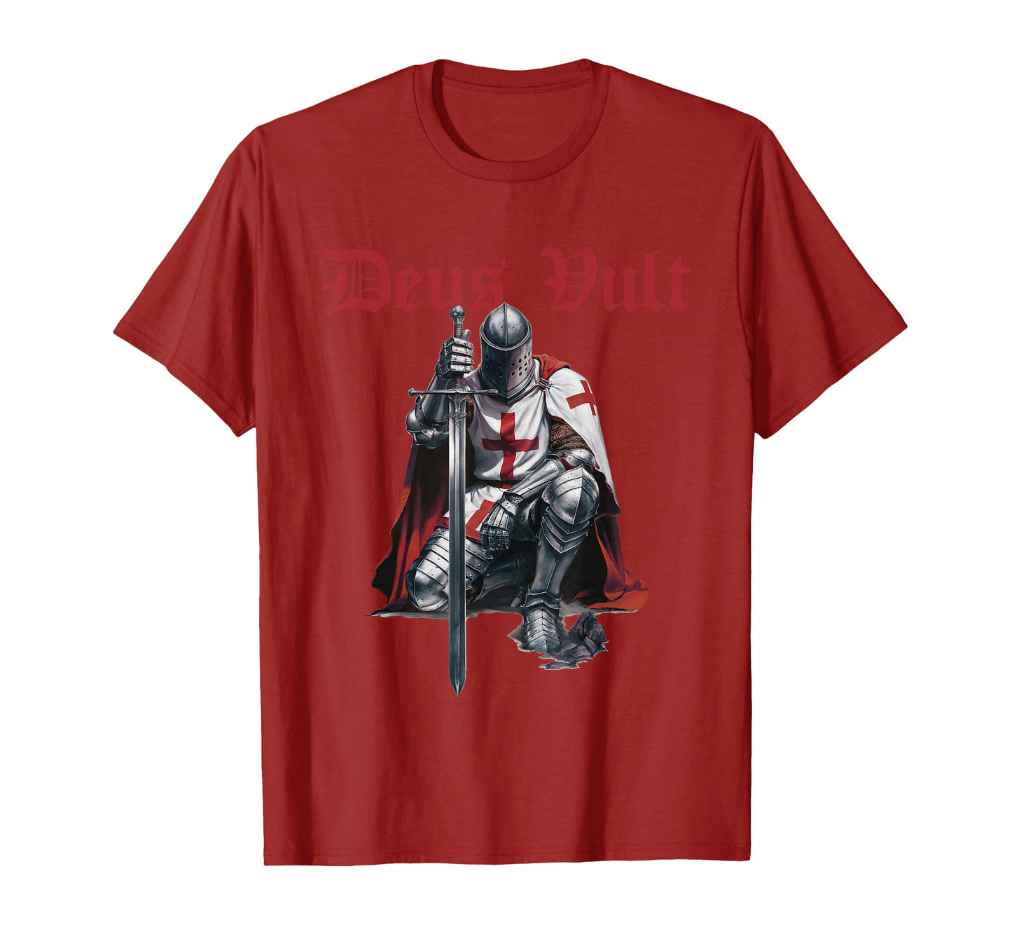 Deus Vult Knights Templar Crusades T-Shirt