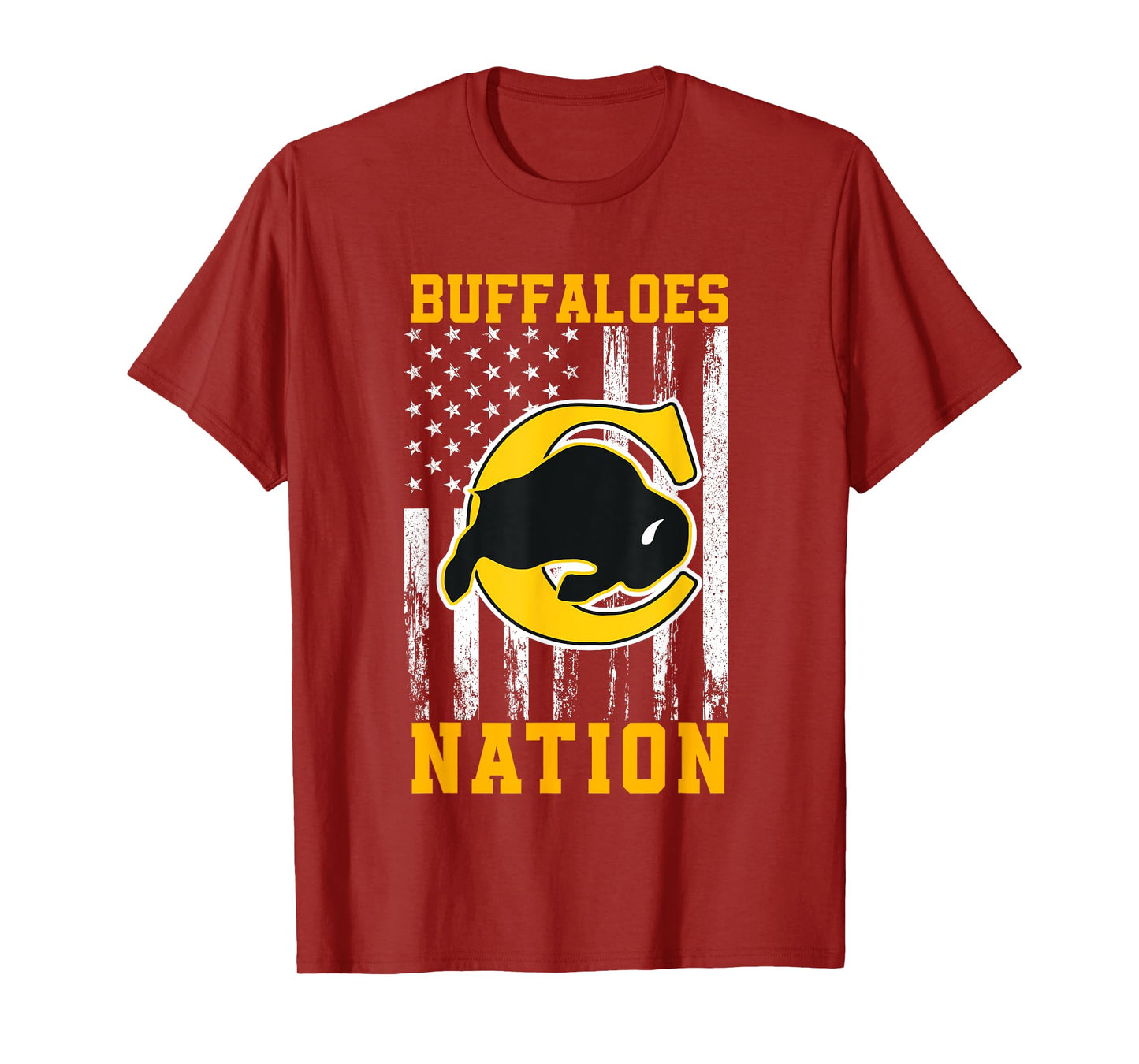 Caliche Buffaloes Logo Nation HS T-Shirt