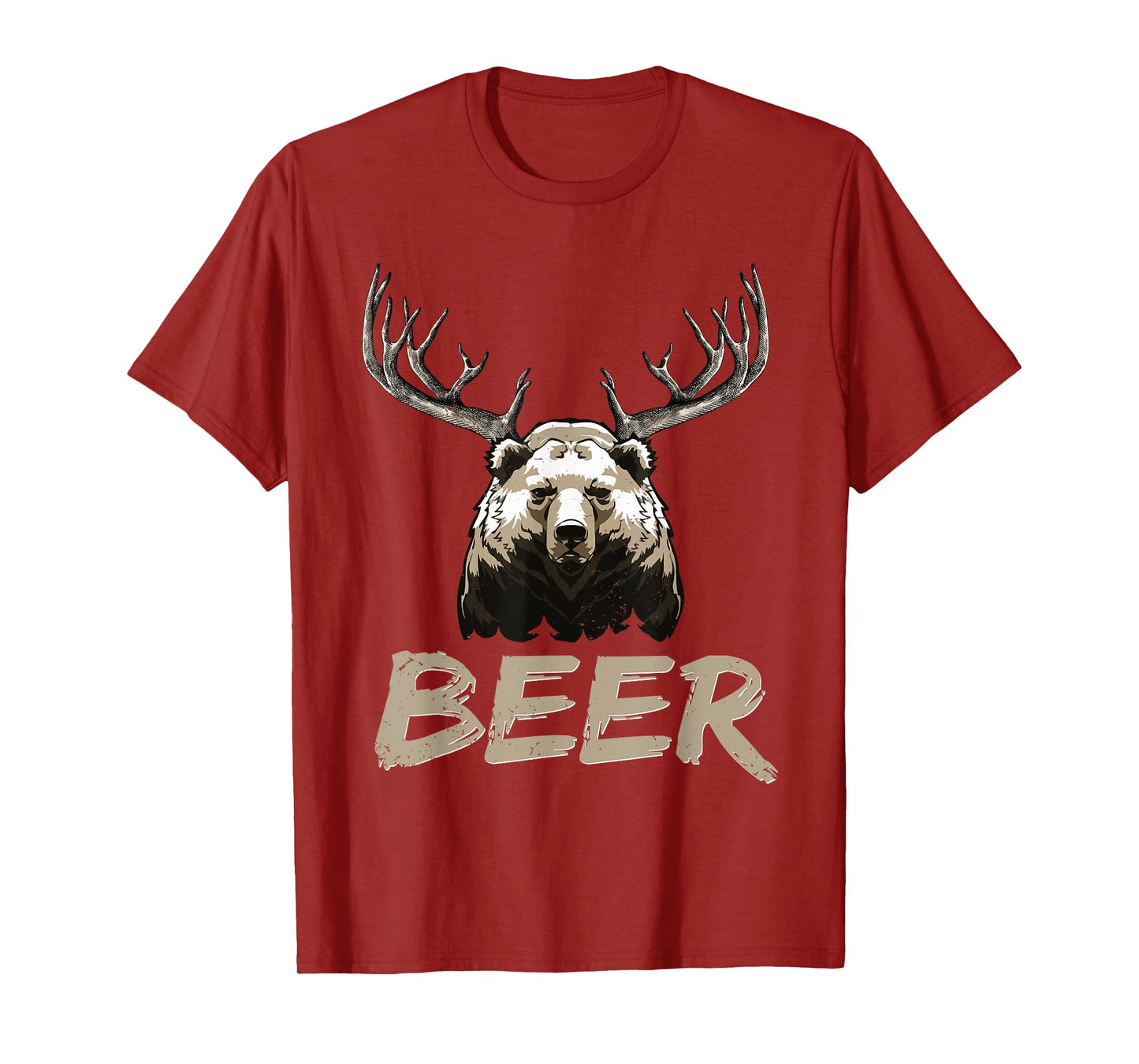 Bear Deer Beer Beer Lovers Drinkers Men Women T-Shirt