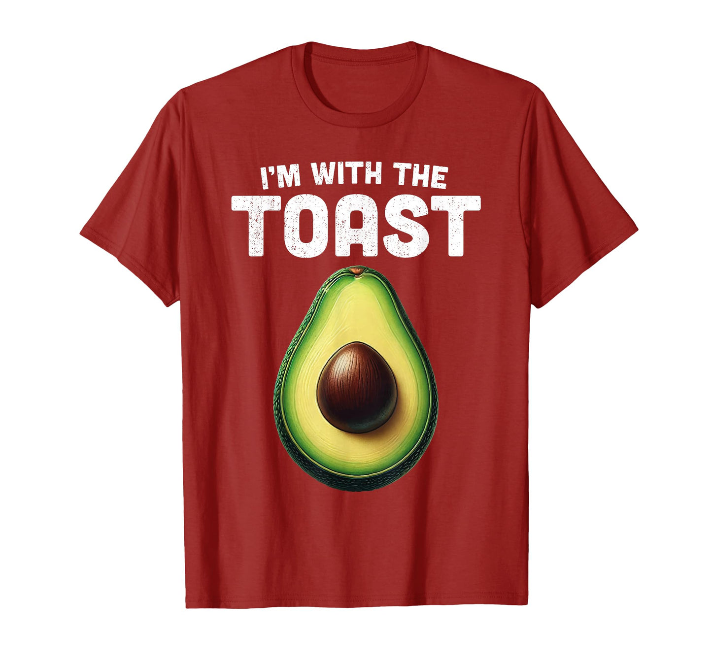 Im With Toast Shirt Avocado Matching Funny Halloween Costume T-Shirt