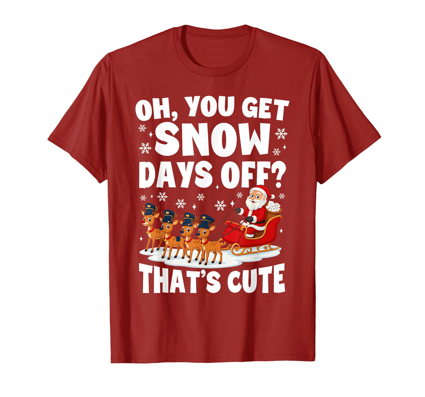 Mail Carrier Mailman Funny Postal Worker Christmas T-Shirt