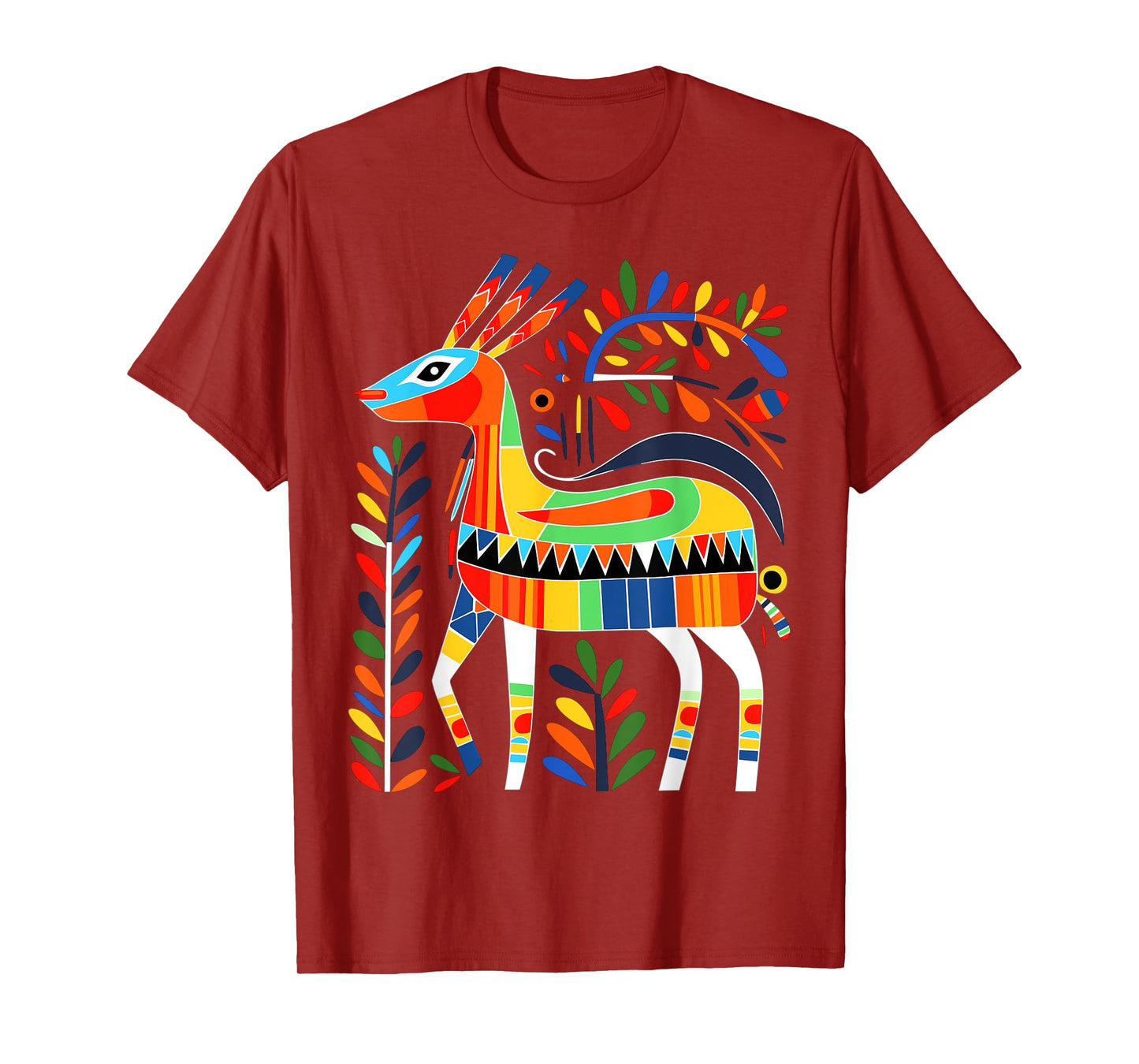 Native American Deer Pacific Northwest Coastal Art T-Shirt