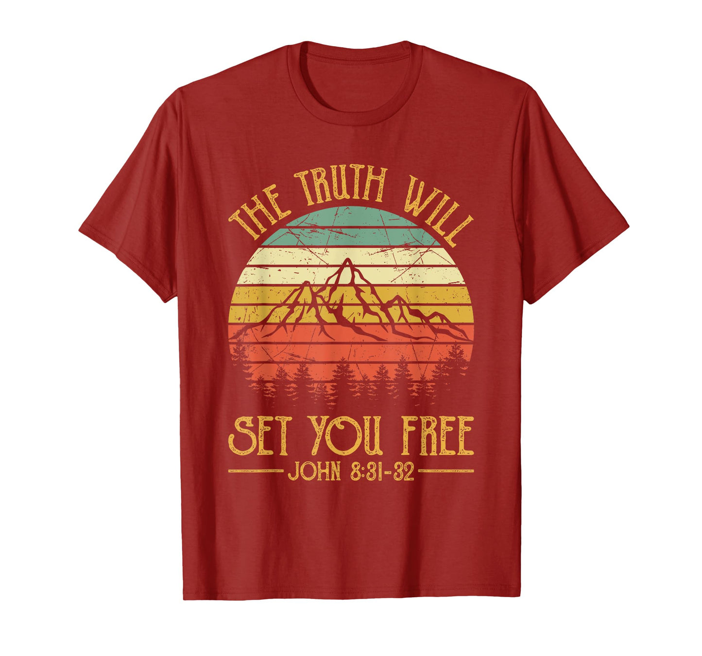 Truth Will Set You Free Tshirt Mens Womens Kids Christian T-Shirt