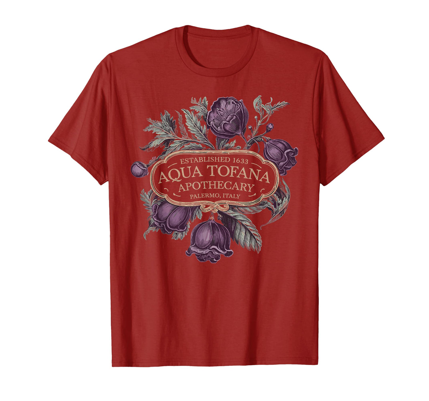 Funny Feminist Aqua Tofana Apothecary Vintage Women T-Shirt