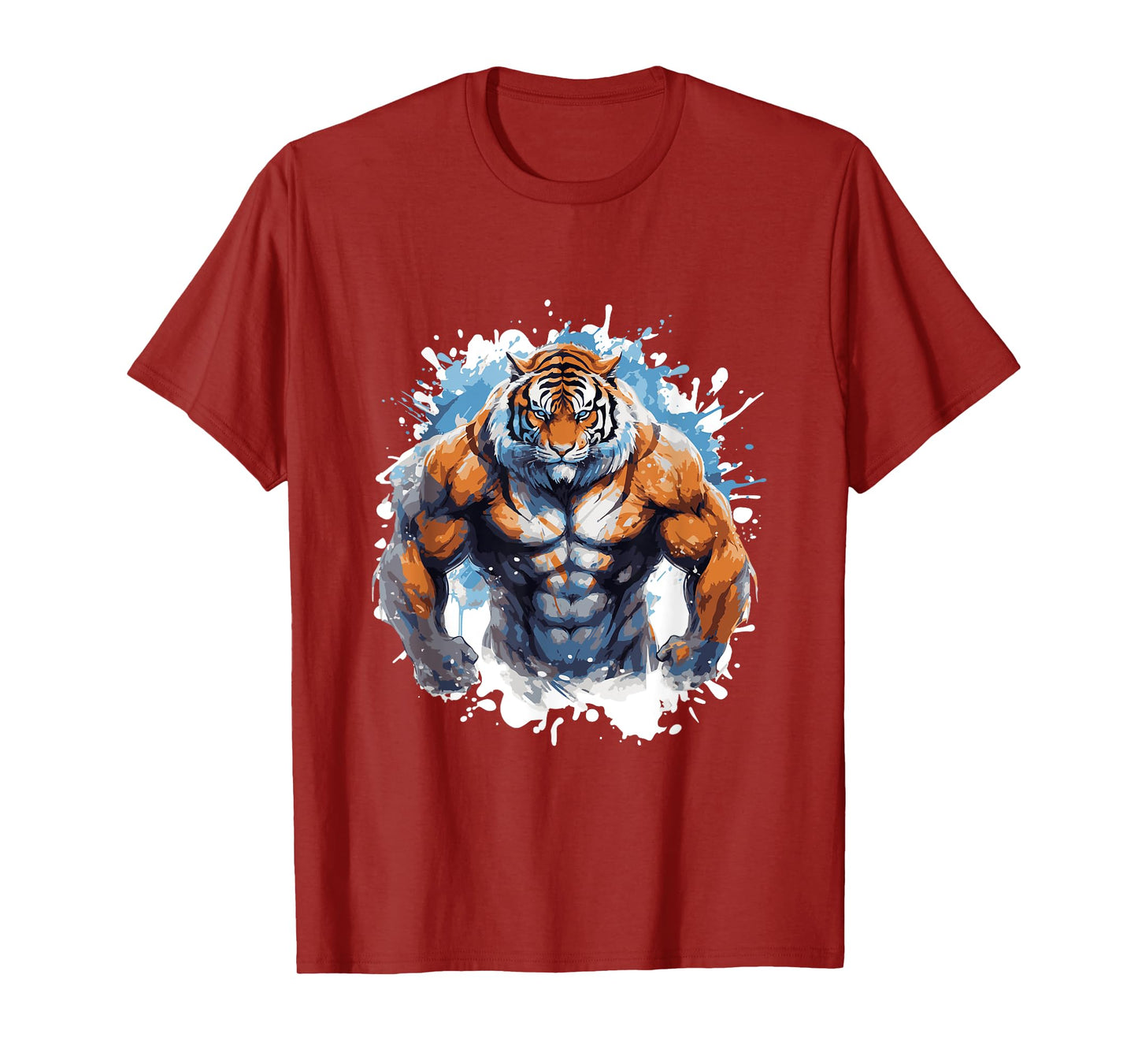 Tiger Workout Gym Beast Fighter Bodybuilder T-Shirt